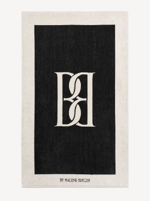 Inne Akcesoria By Malene Birger Lemora Towel Czarne | PL_BB50358