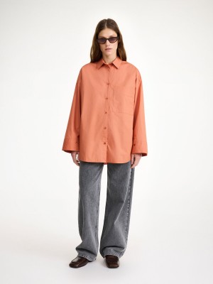 Koszule By Malene Birger Derris Organic Cotton Ciemny | PL_BB19352