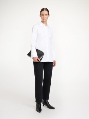 Koszule By Malene Birger Padano Organic Cotton Białe | PL_BB15420