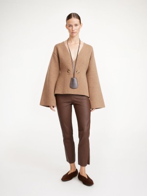 Portki By Malene Birger Florentina Leather Chestnut | PL_BB89759