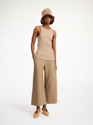 Portki By Malene Birger Luisa High-waisted Shitake | PL_BB16473