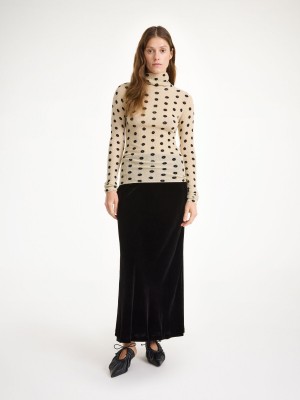 Spódnice By Malene Birger Boshan Midi Czarne | PL_BB31951