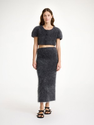 Spódnice By Malene Birger Estille Midi Szare | PL_BB14671