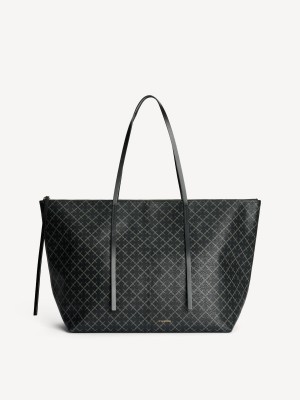 Torby By Malene Birger Luze Tote Charcoal | PL_BB28741