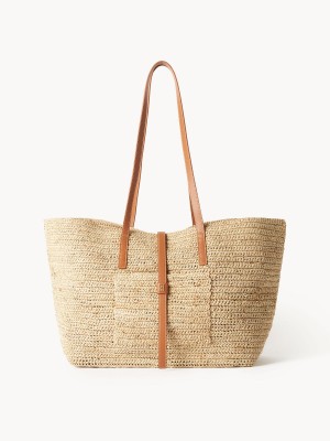 Torby By Malene Birger Palla Straw Tote Głęboka | PL_BB59296