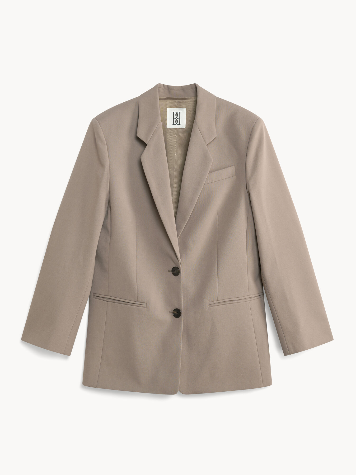 Blezery By Malene Birger Ophie Single-breasted Shitake | PL_BB74946