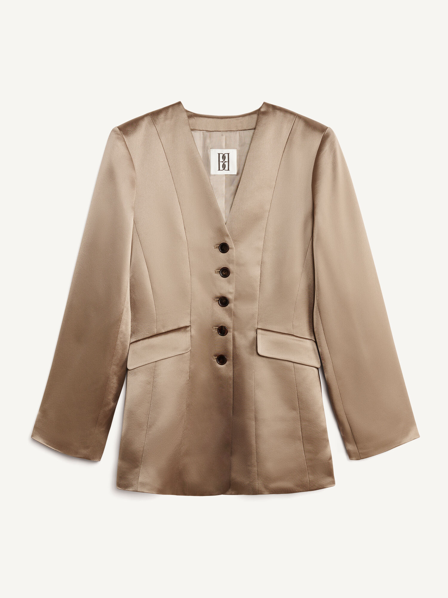 Blezery By Malene Birger Rinnah Single-breasted Shitake | PL_BB94746