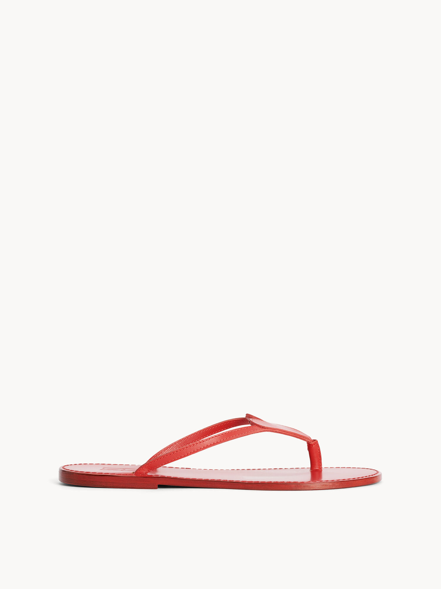 Buty By Malene Birger Ladina Leather Sandals Czerwone | PL_BB59141