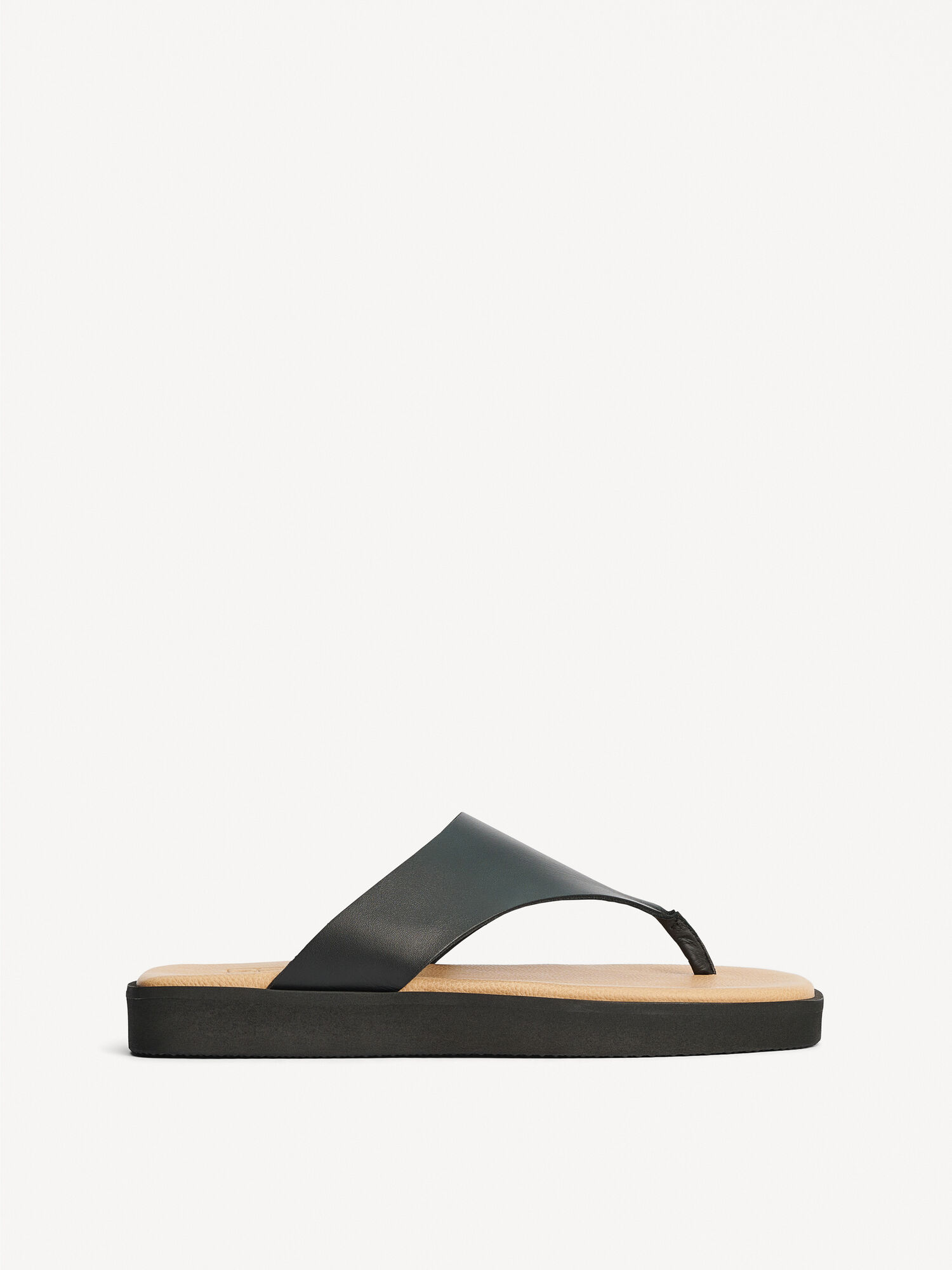 Buty By Malene Birger Marisol Leather Sandals Czarne | PL_BB67072