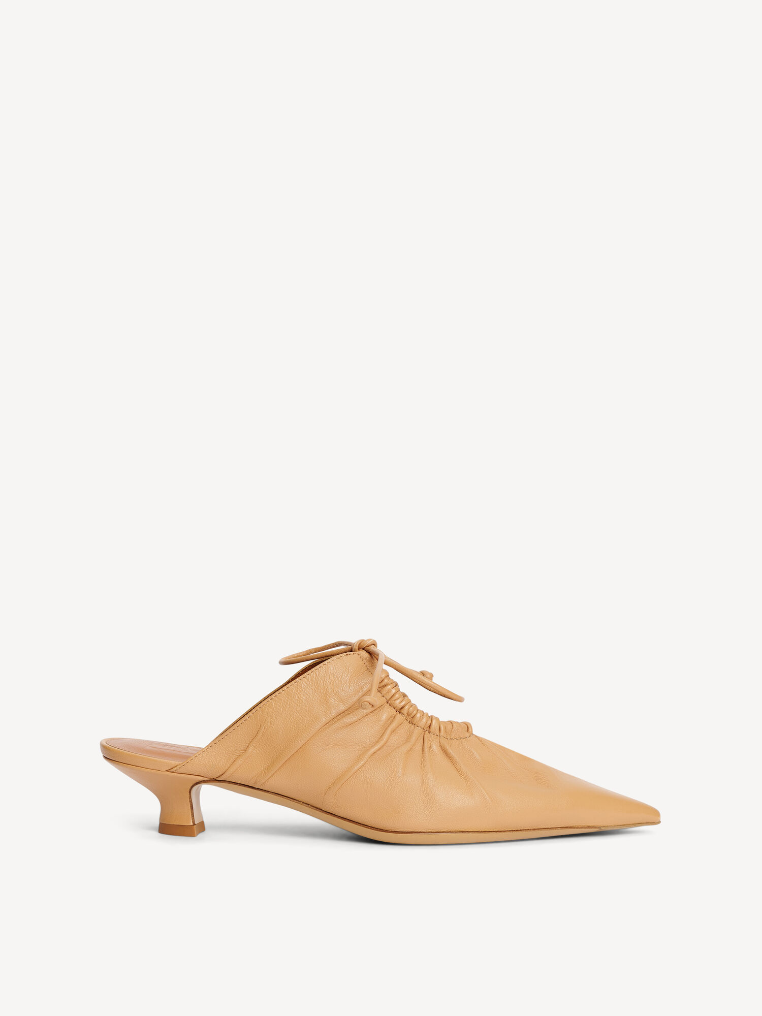 Buty By Malene Birger Masey Leather Mules Beżowe | PL_BB75463