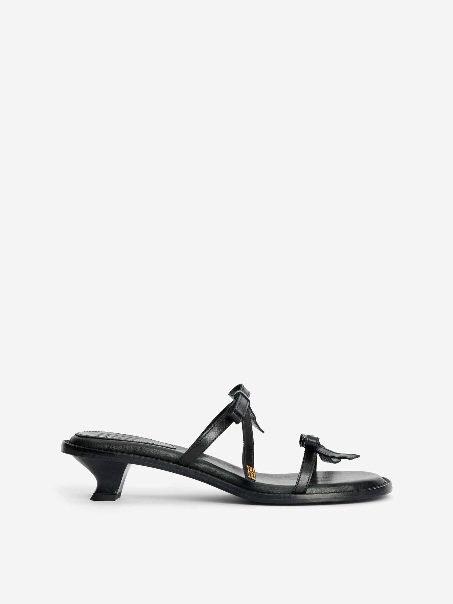 Buty By Malene Birger Tianno Leather Sandals Czarne | PL_BB54396