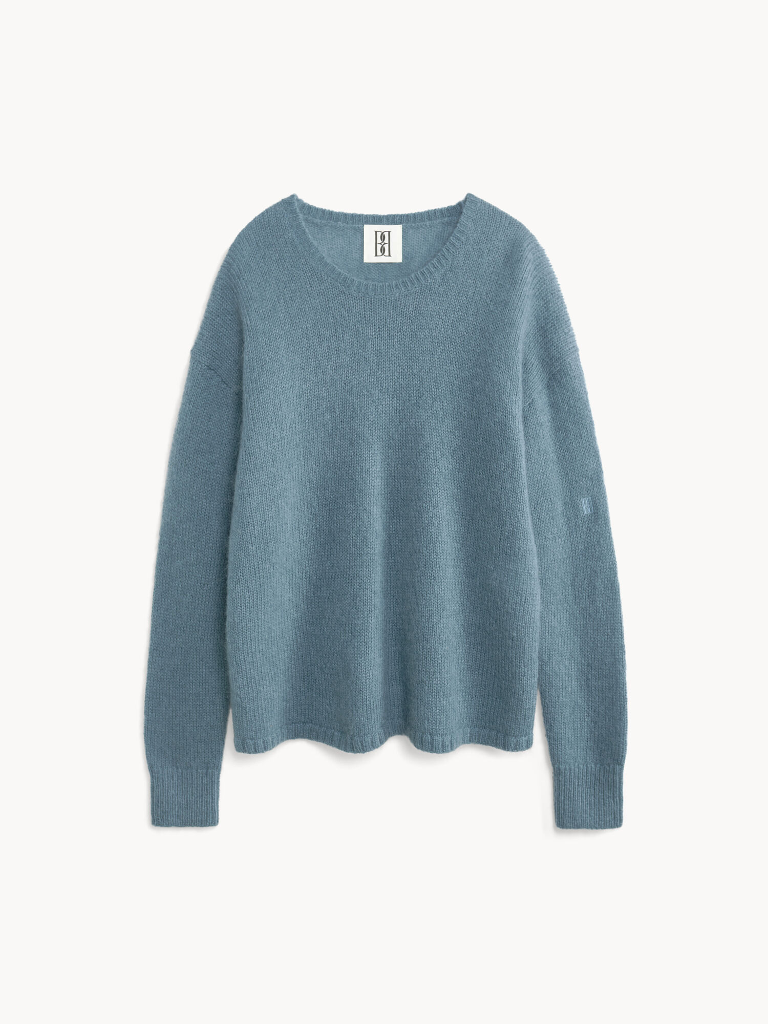 Dzianina By Malene Birger Briella Mohair-blend Sweater Cool Water | PL_BB49320