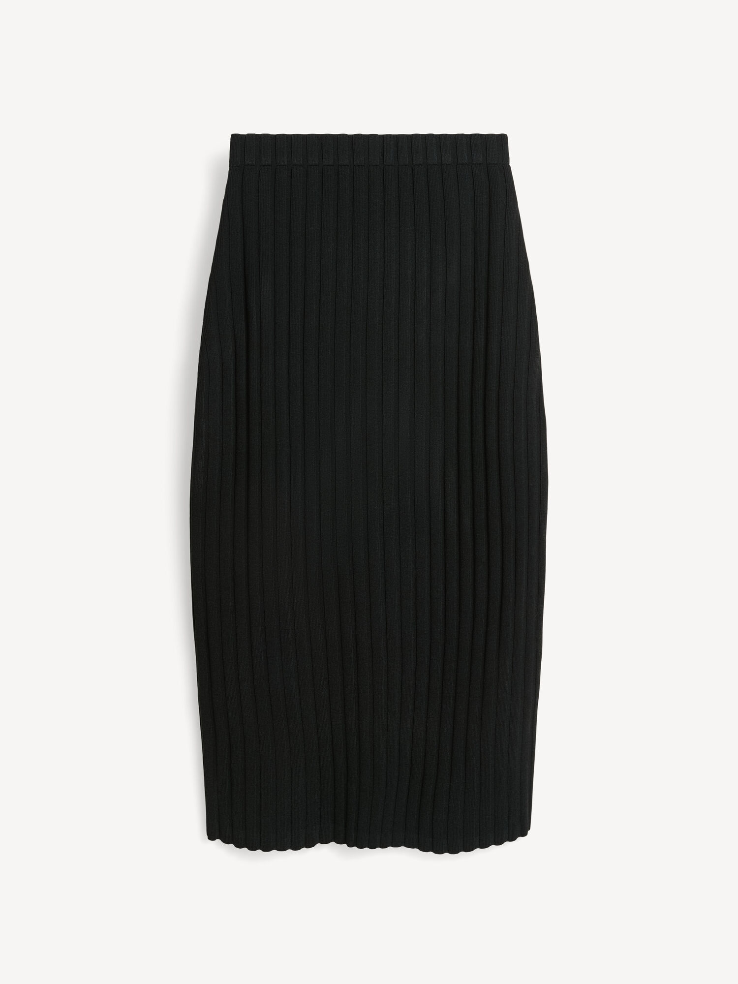 Dzianina By Malene Birger Fiemme Midi Skirt Czarne | PL_BB21488