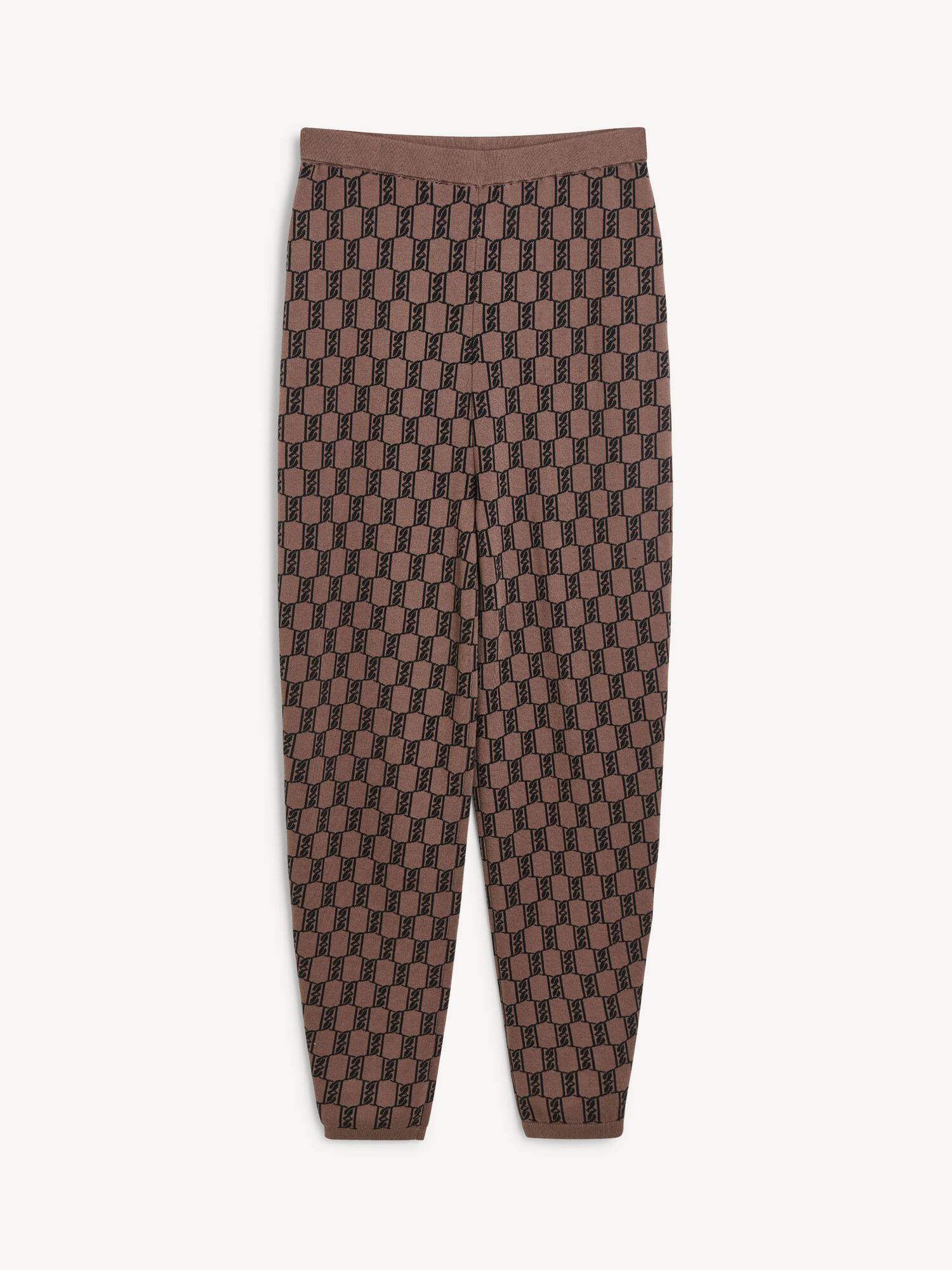 Dzianina By Malene Birger Hali Knitted Sweatpants Ciemny | PL_BB63648