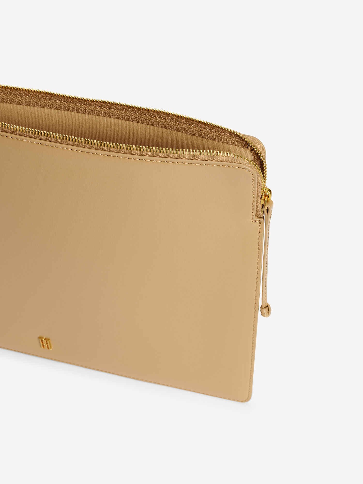 Inne Akcesoria By Malene Birger Aya Leather Laptop Case Sand | PL_BB56590