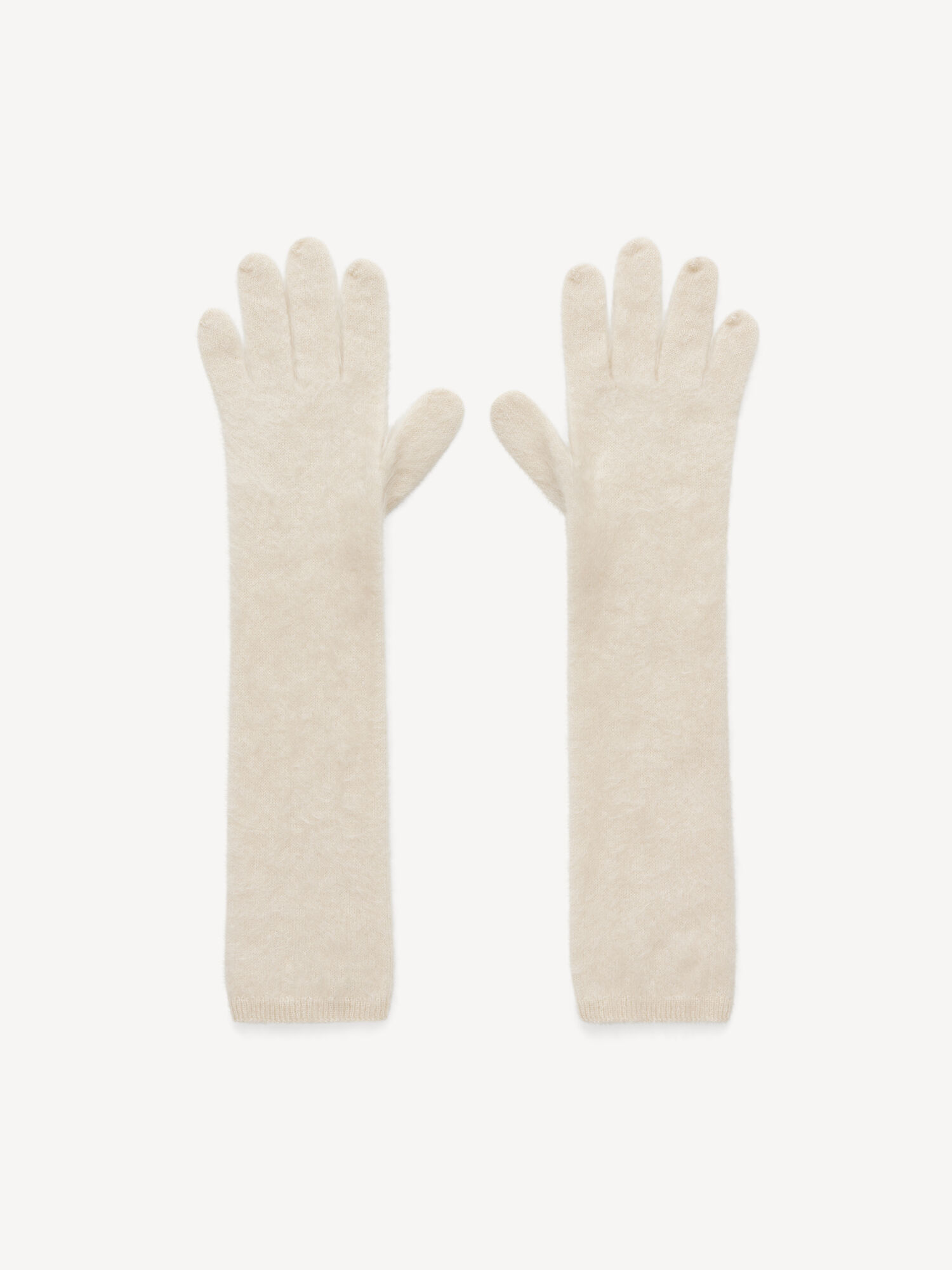 Inne Akcesoria By Malene Birger Guanta Cashmere Gloves Oyster Gray | PL_BB89624