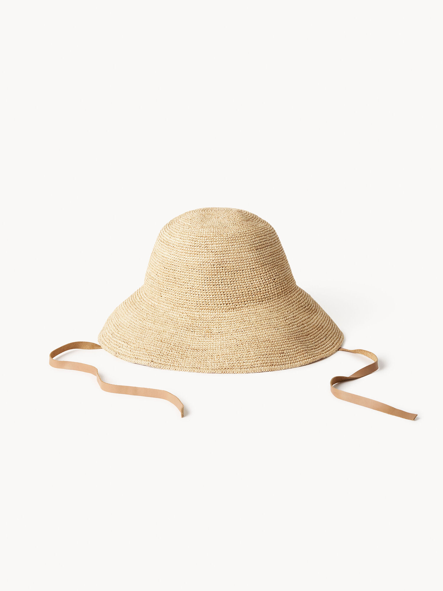 Inne Akcesoria By Malene Birger Rafiah Straw Hat Głęboka | PL_BB85128