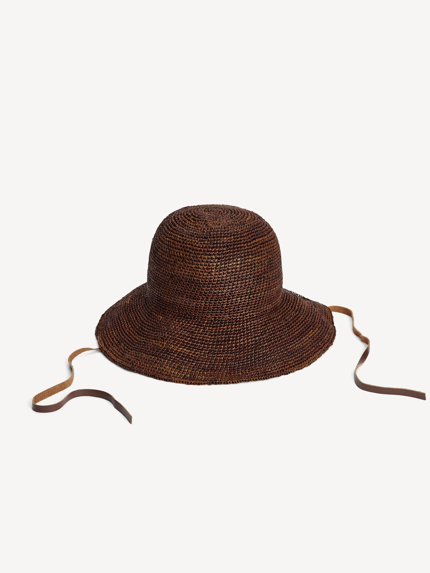 Inne Akcesoria By Malene Birger Rafiah Straw Hat Bison | PL_BB81485