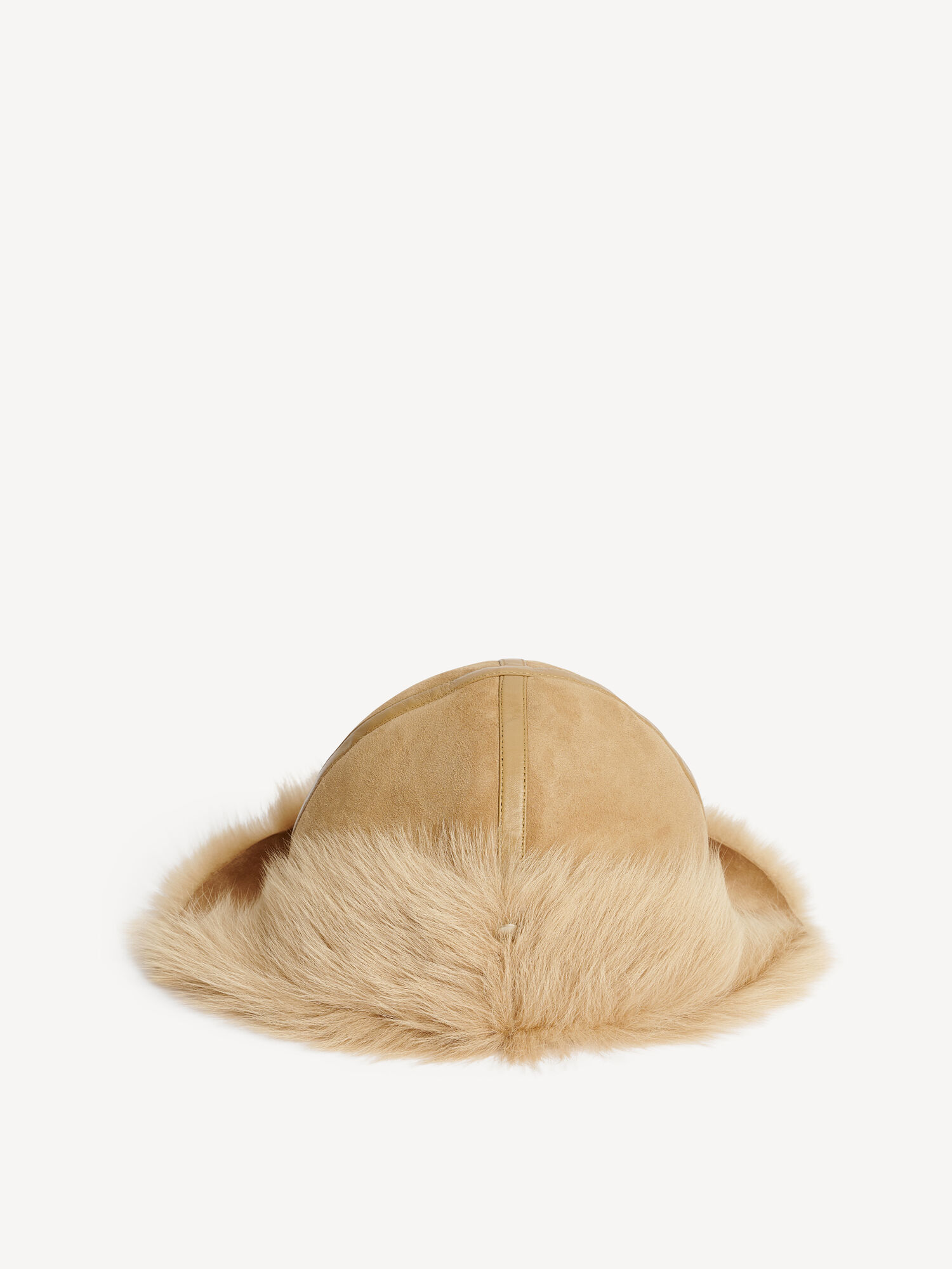 Inne Akcesoria By Malene Birger Sheelan Shearling Hat Tannin | PL_BB11793