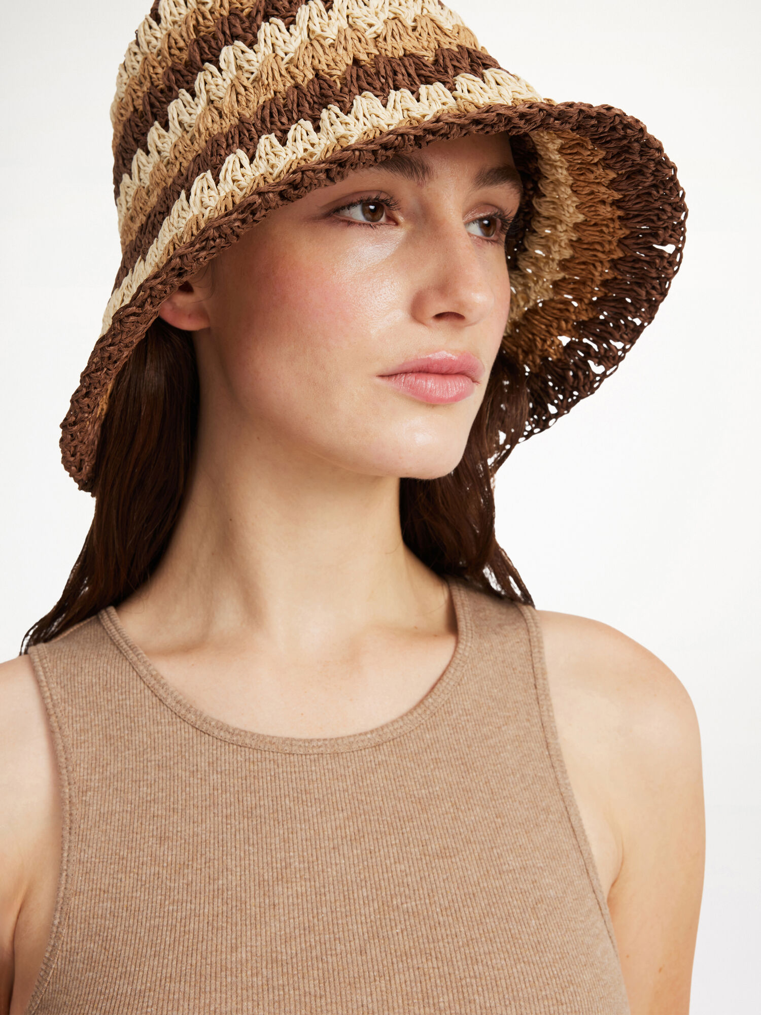 Inne Akcesoria By Malene Birger Strawie Hat Kawa | PL_BB73766