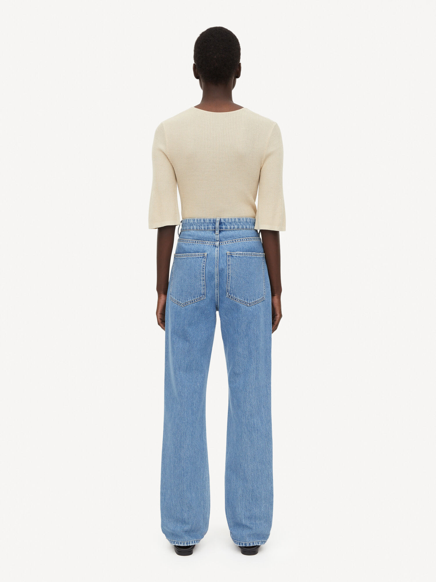 Jeansy By Malene Birger Miliumlo Organic Cotton Niebieskie | PL_BB74102