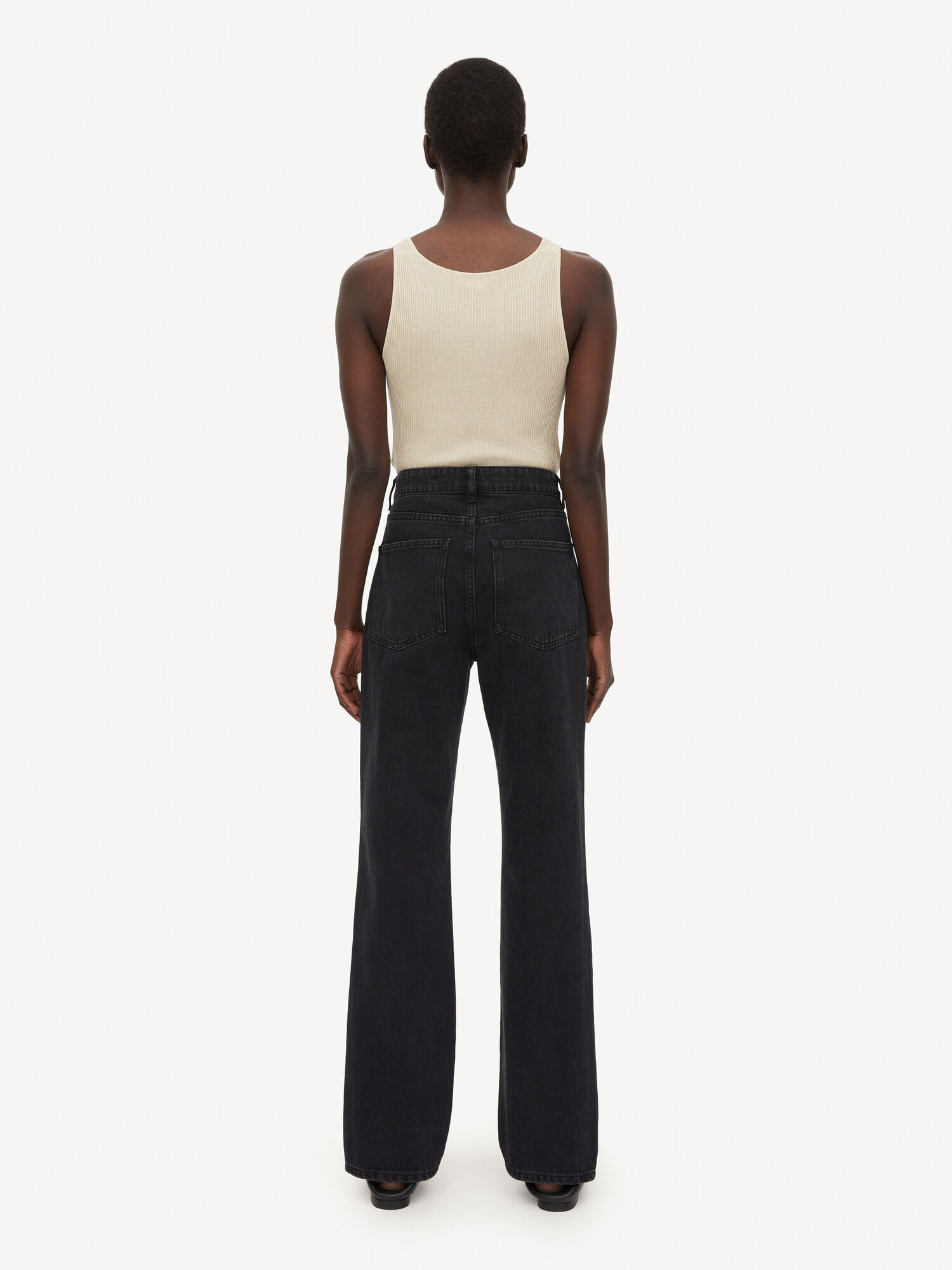 Jeansy By Malene Birger Miliumlo Organic Cotton Czarne | PL_BB23385