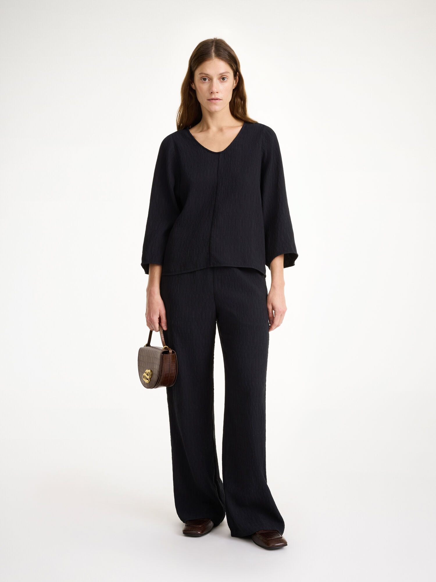 Koszule By Malene Birger Calyas Blouse Czarne | PL_BB32342