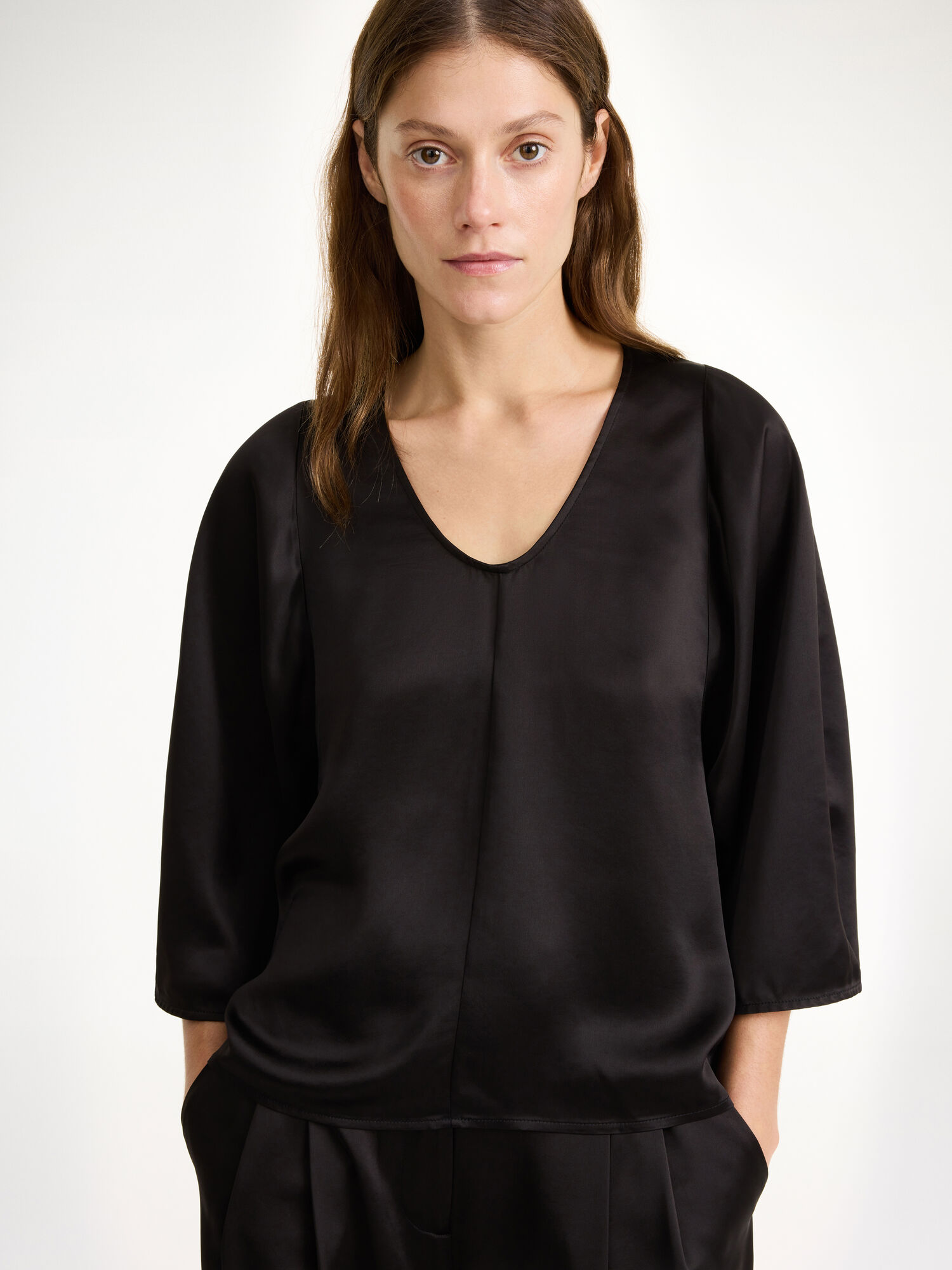 Koszule By Malene Birger Calyas Blouse Czarne | PL_BB55316