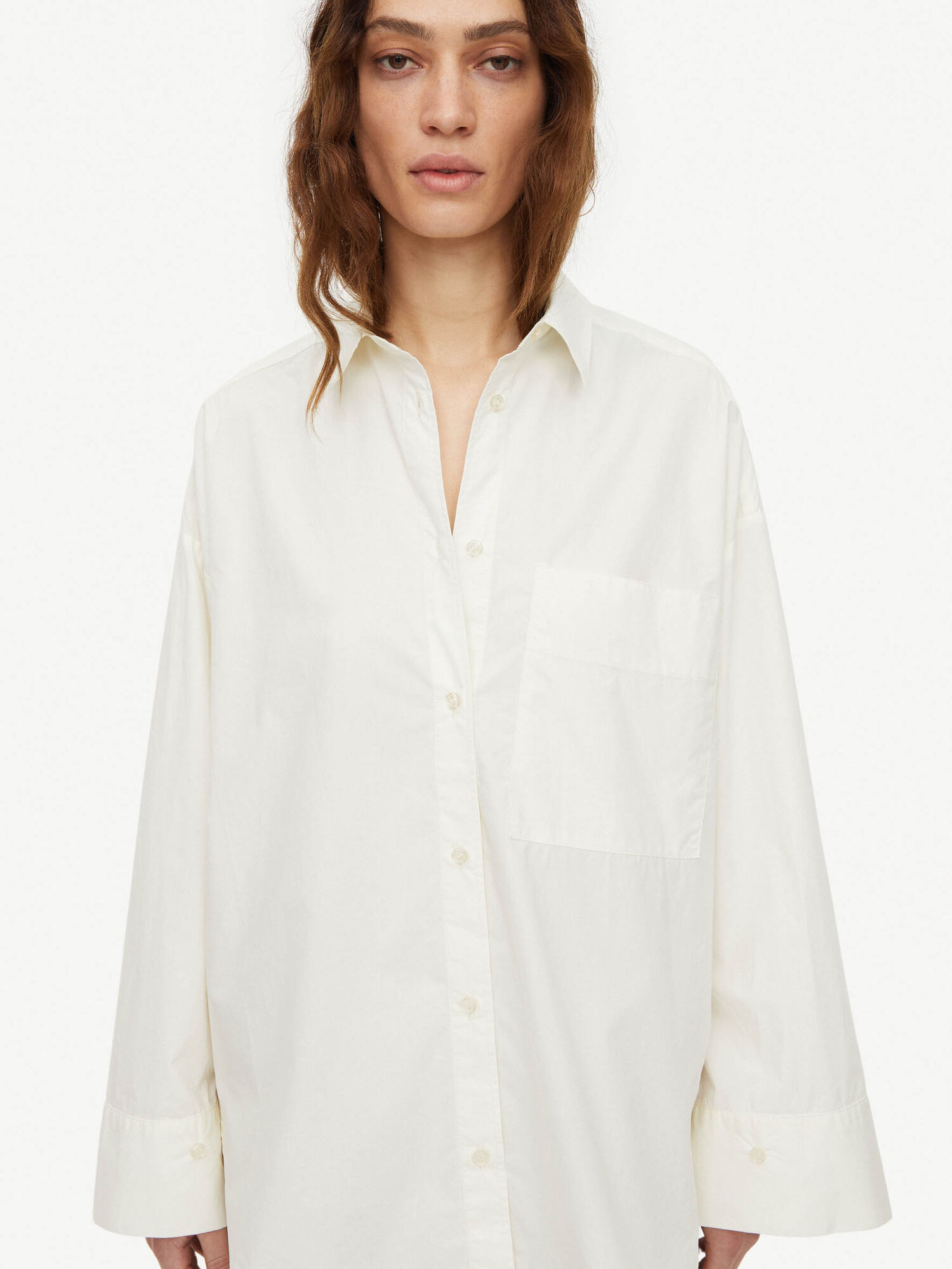 Koszule By Malene Birger Derris Organic Cotton Białe | PL_BB47065