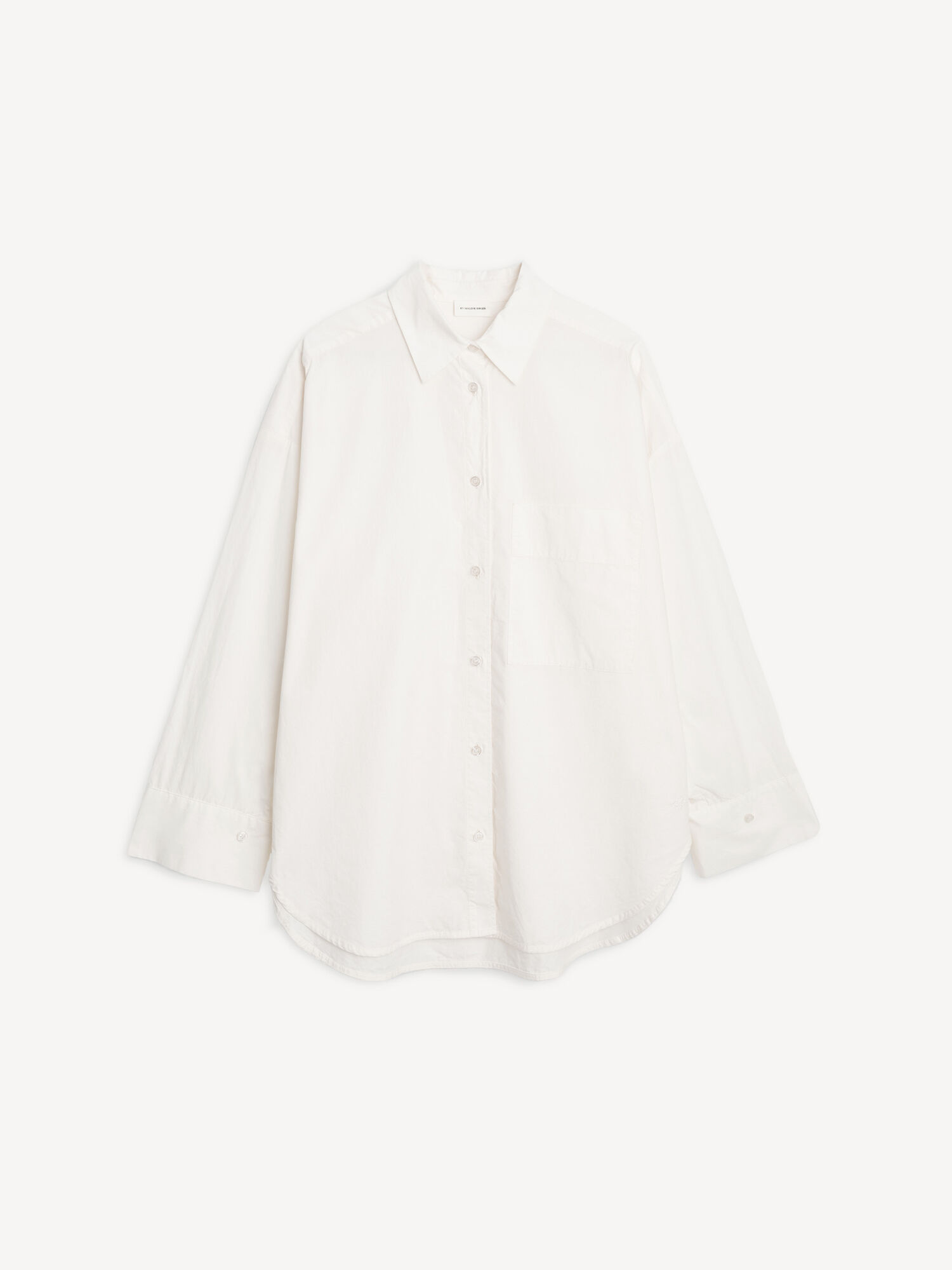 Koszule By Malene Birger Derris Organic Cotton Białe | PL_BB47065