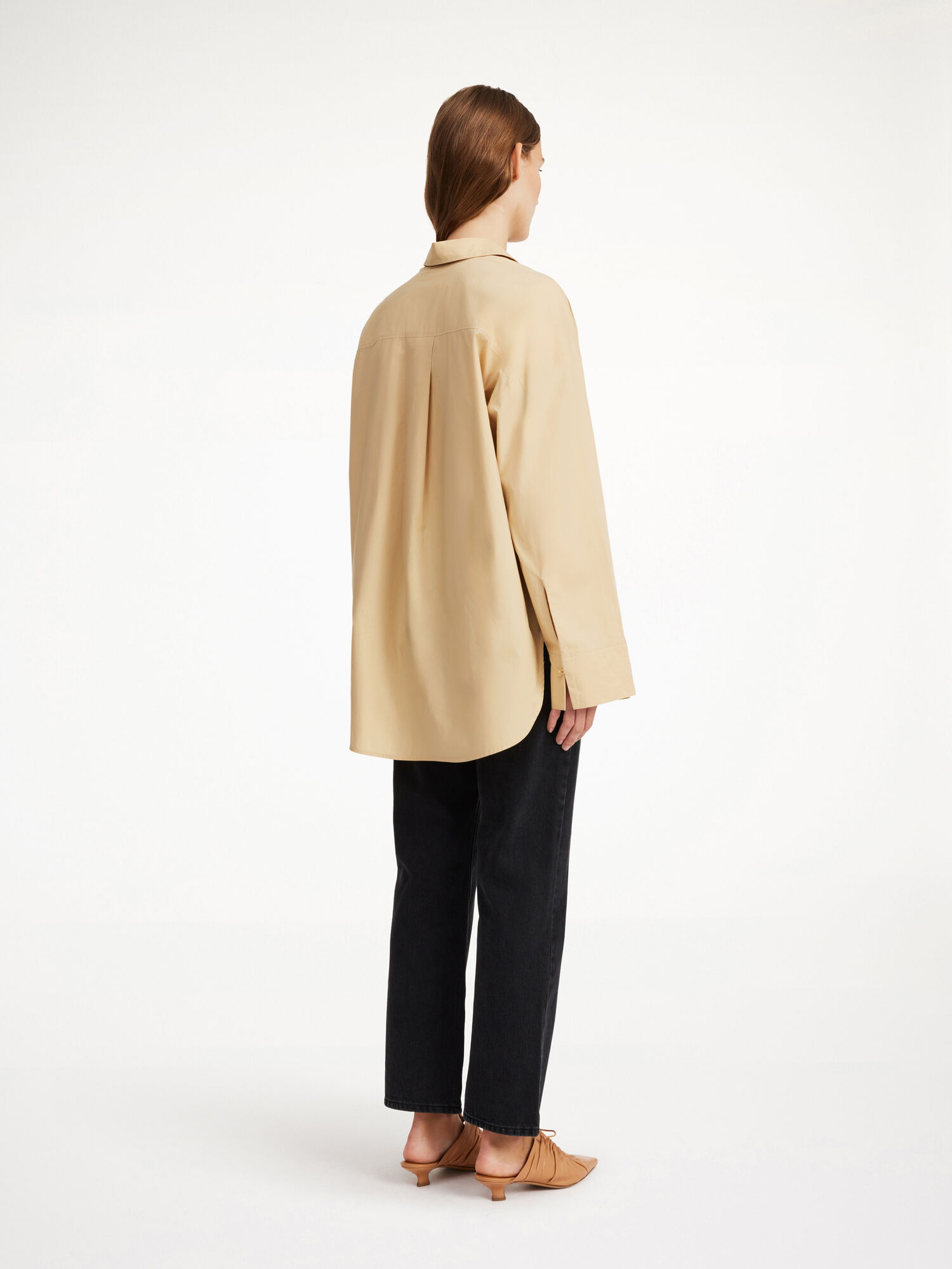 Koszule By Malene Birger Derris Organic Cotton Ciemny | PL_BB57276