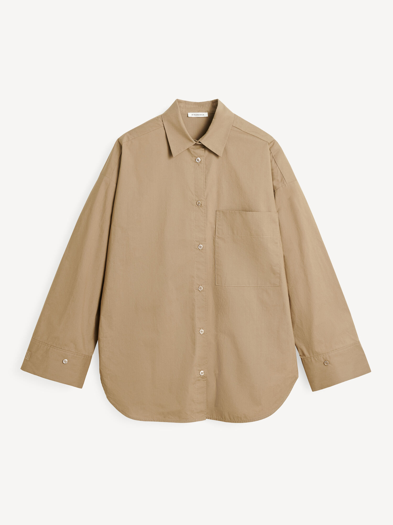 Koszule By Malene Birger Derris Organic Cotton Shitake | PL_BB96097