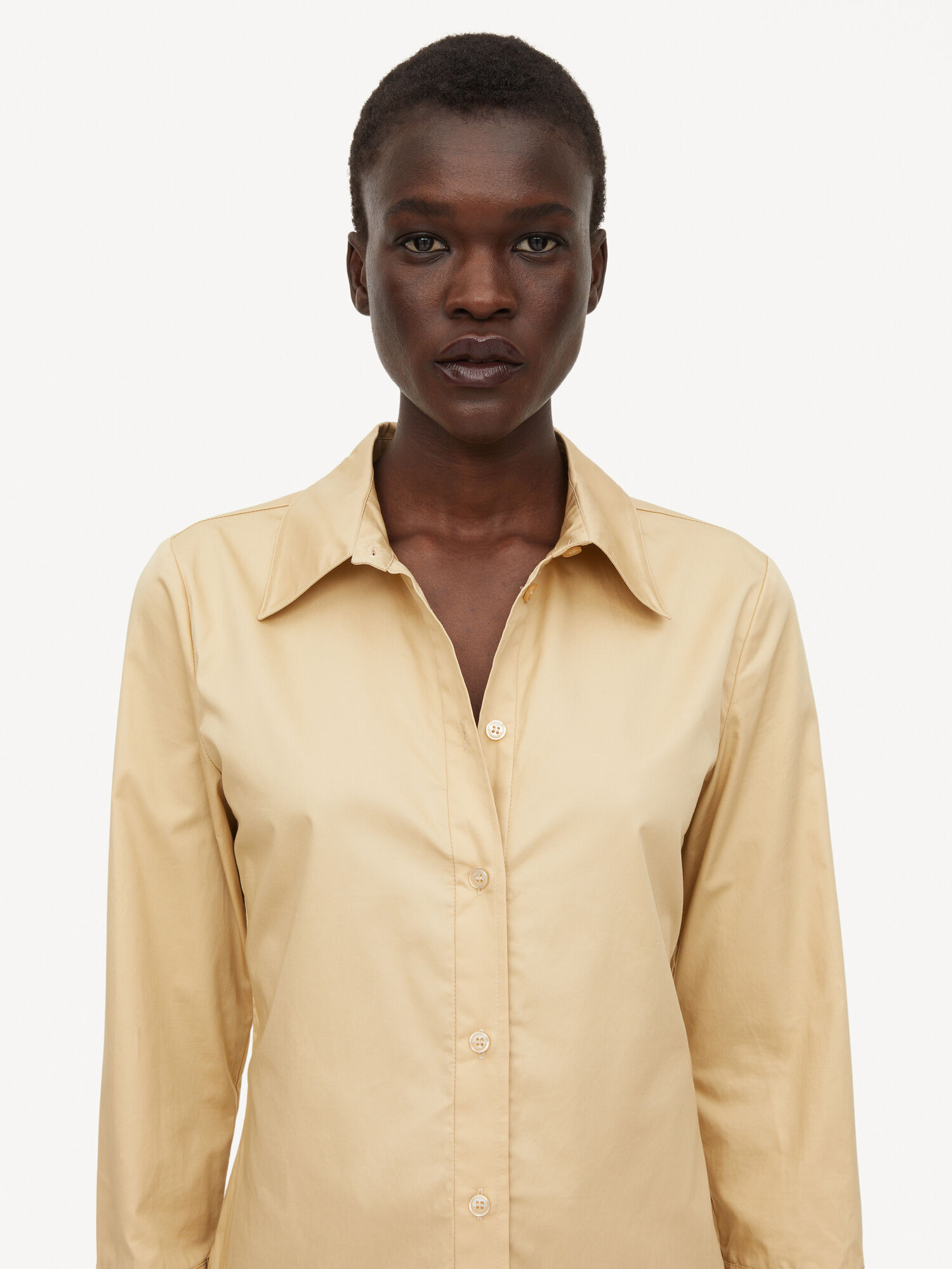 Koszule By Malene Birger Padano Organic Cotton Ciemny | PL_BB17260