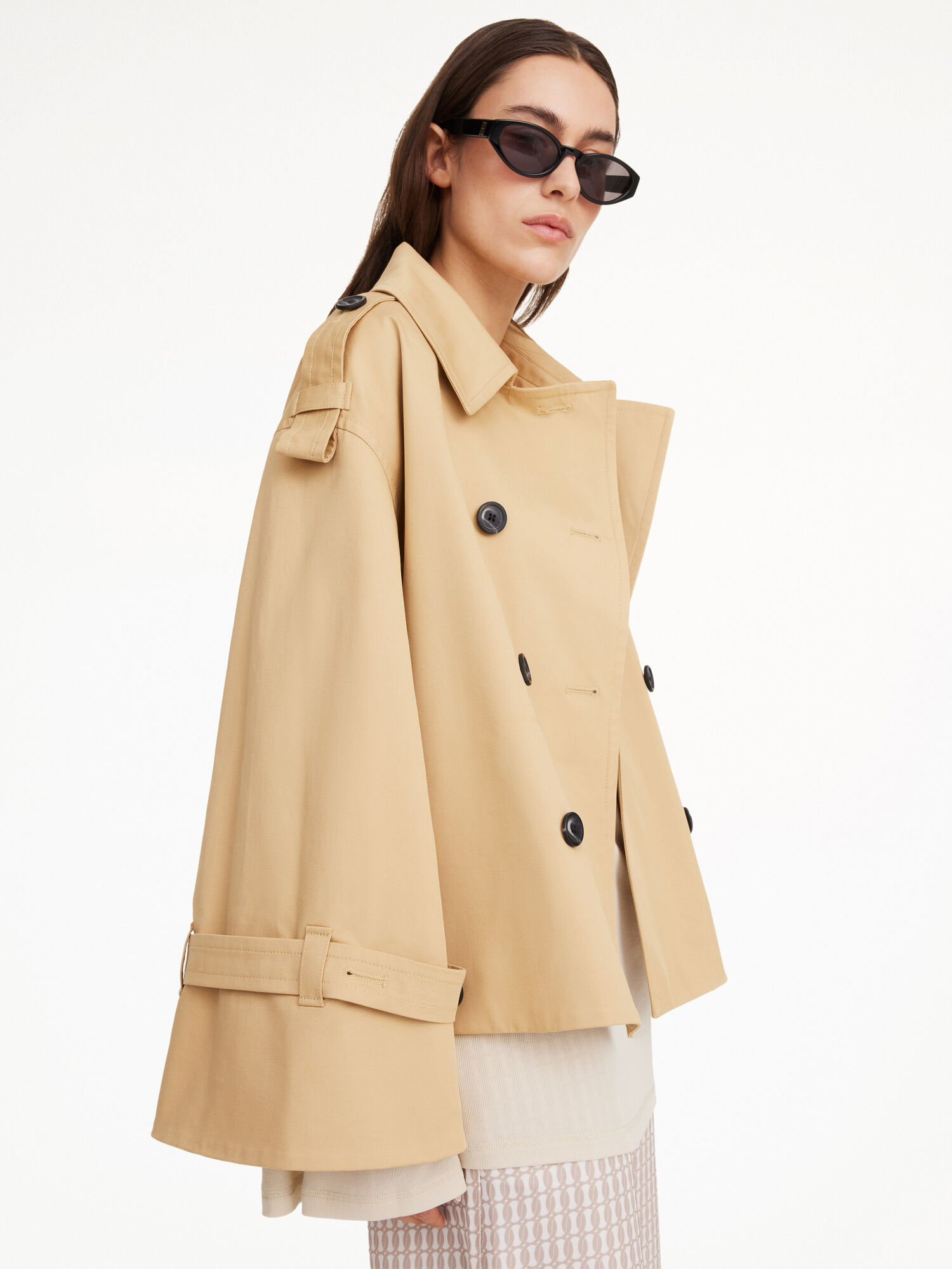 Kurtki By Malene Birger Alisandra Trench Beżowe | PL_BB44515