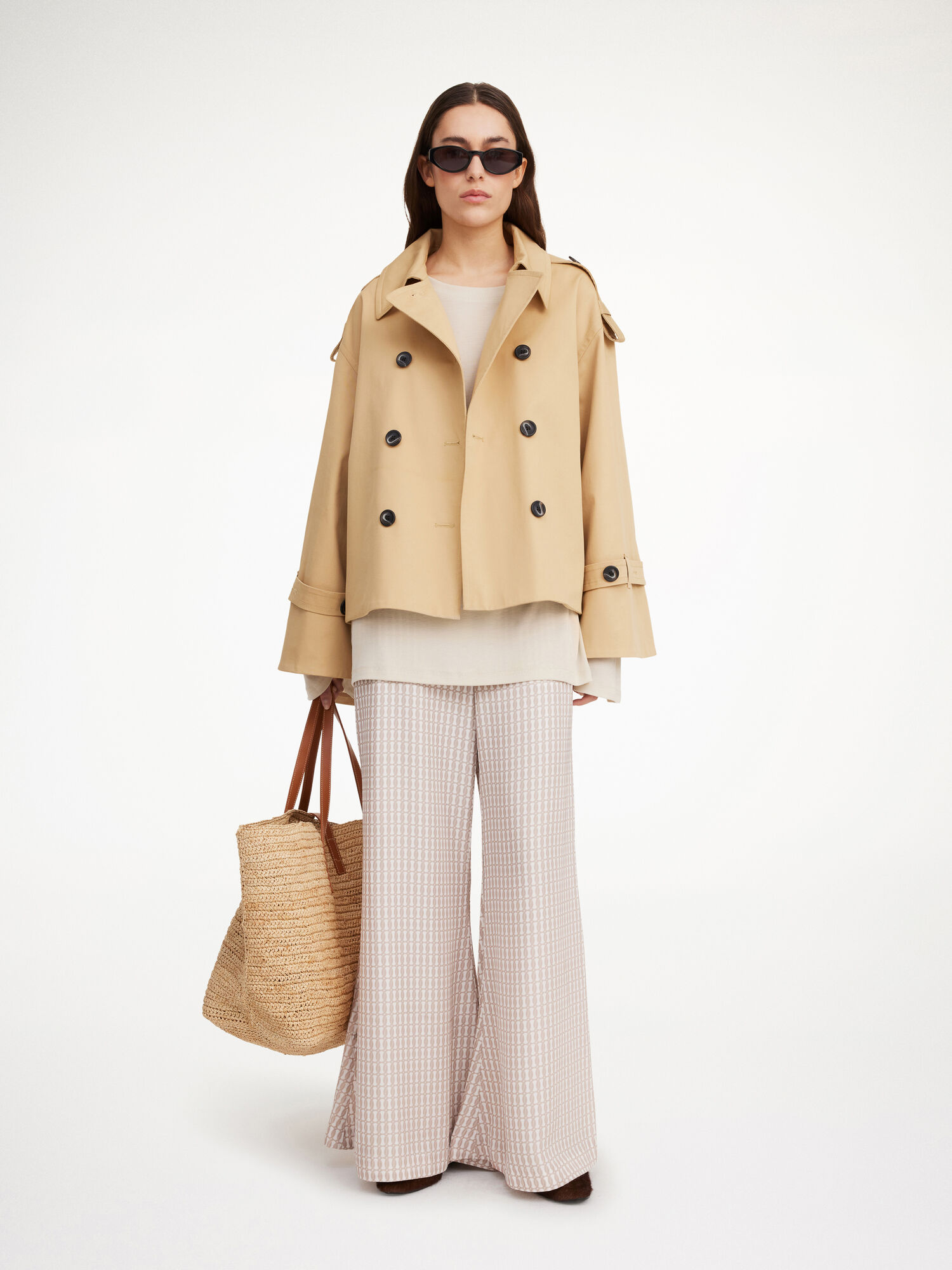 Kurtki By Malene Birger Alisandra Trench Beżowe | PL_BB44515