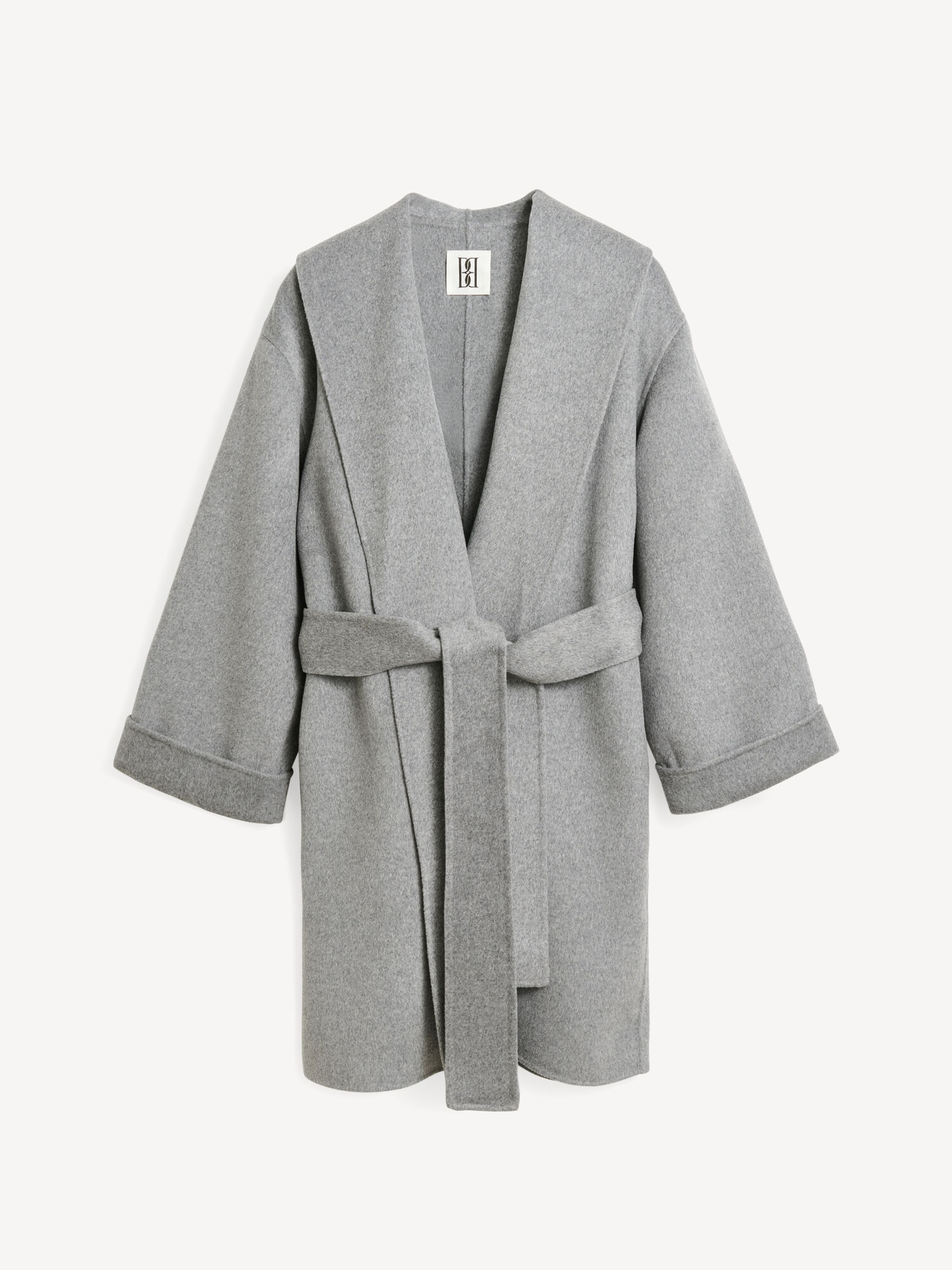 Kurtki By Malene Birger Trullas Wool Szare | PL_BB59168