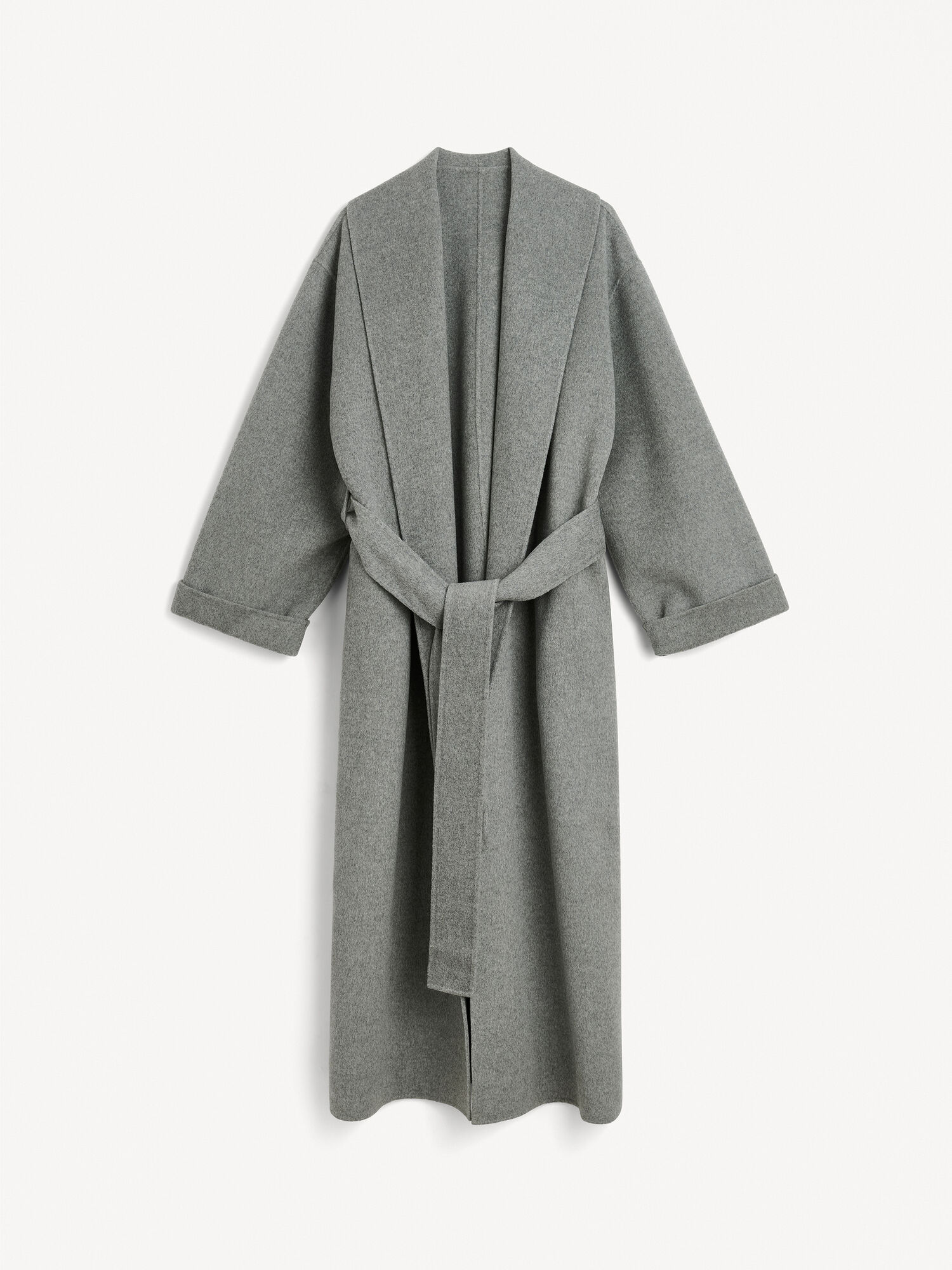 Kurtki By Malene Birger Trullem Wool Szare | PL_BB59303