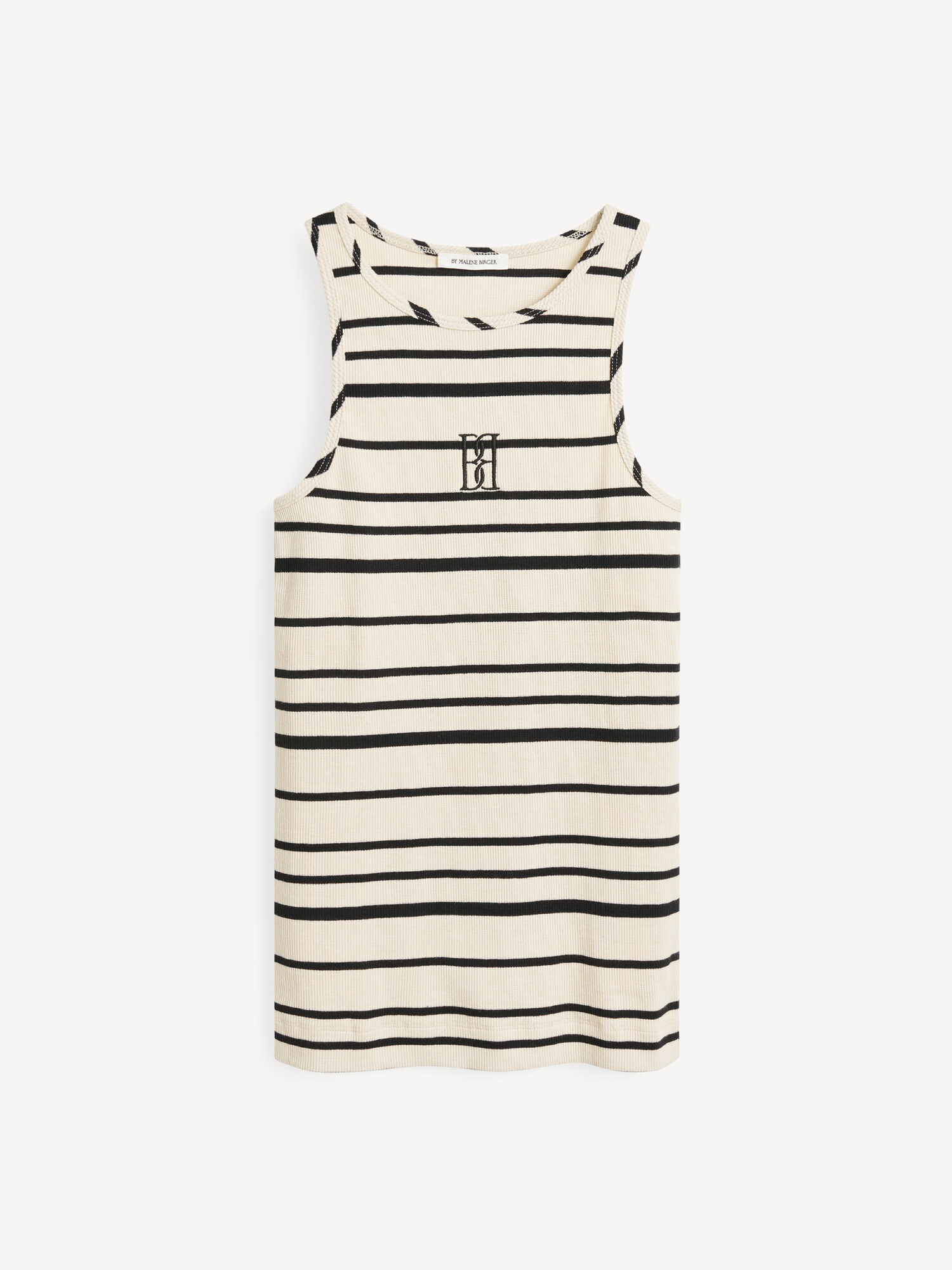 Najfatalniejszy By Malene Birger Amanias Tank Czarne Paski | PL_BB82921