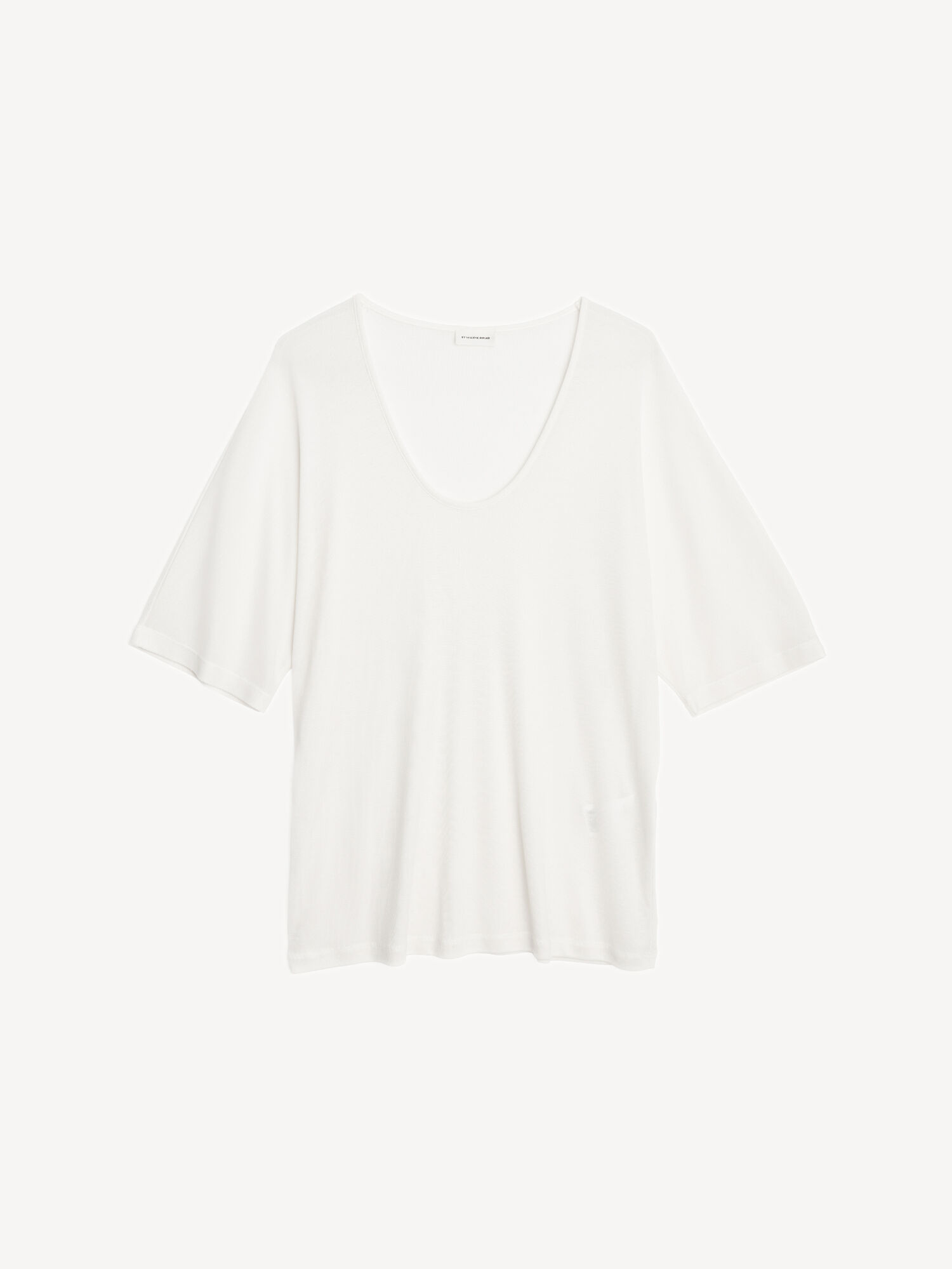 Najfatalniejszy By Malene Birger Cevina Oversized T-shirt Białe | PL_BB74975