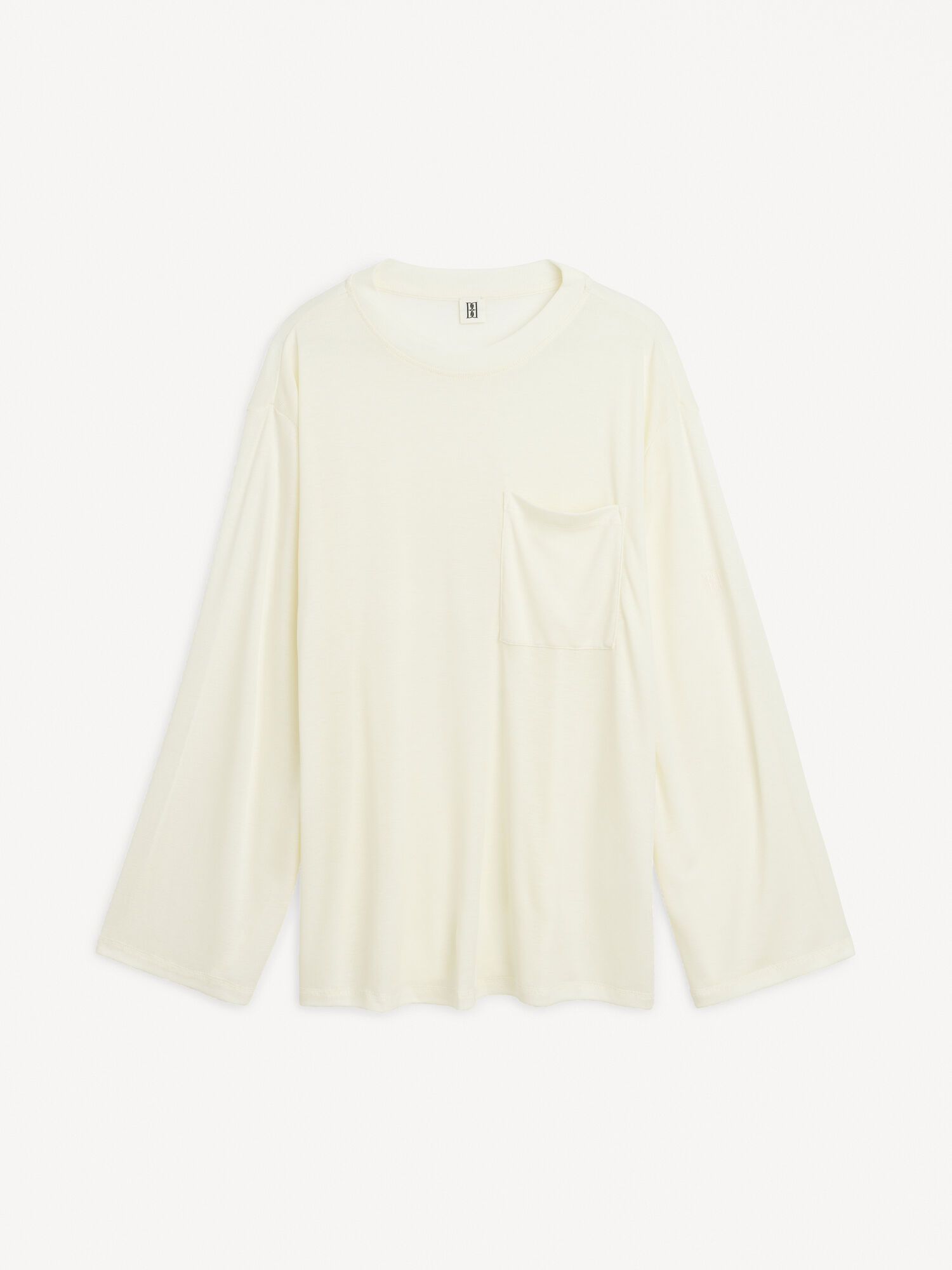 Najfatalniejszy By Malene Birger Fayeh Oversized Longsleeve Białe | PL_BB36777