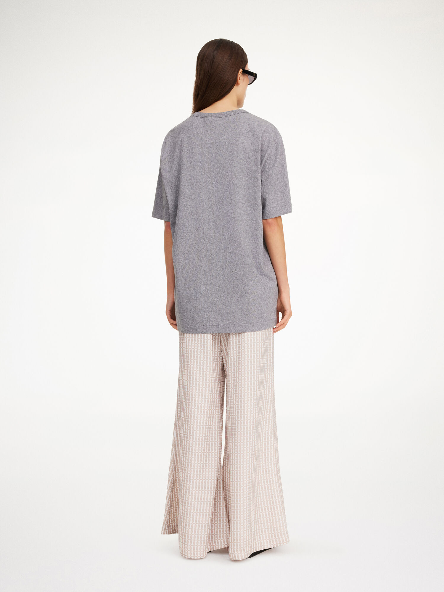 Najfatalniejszy By Malene Birger Fayeh Organic Cotton T-shirt Szare | PL_BB82156