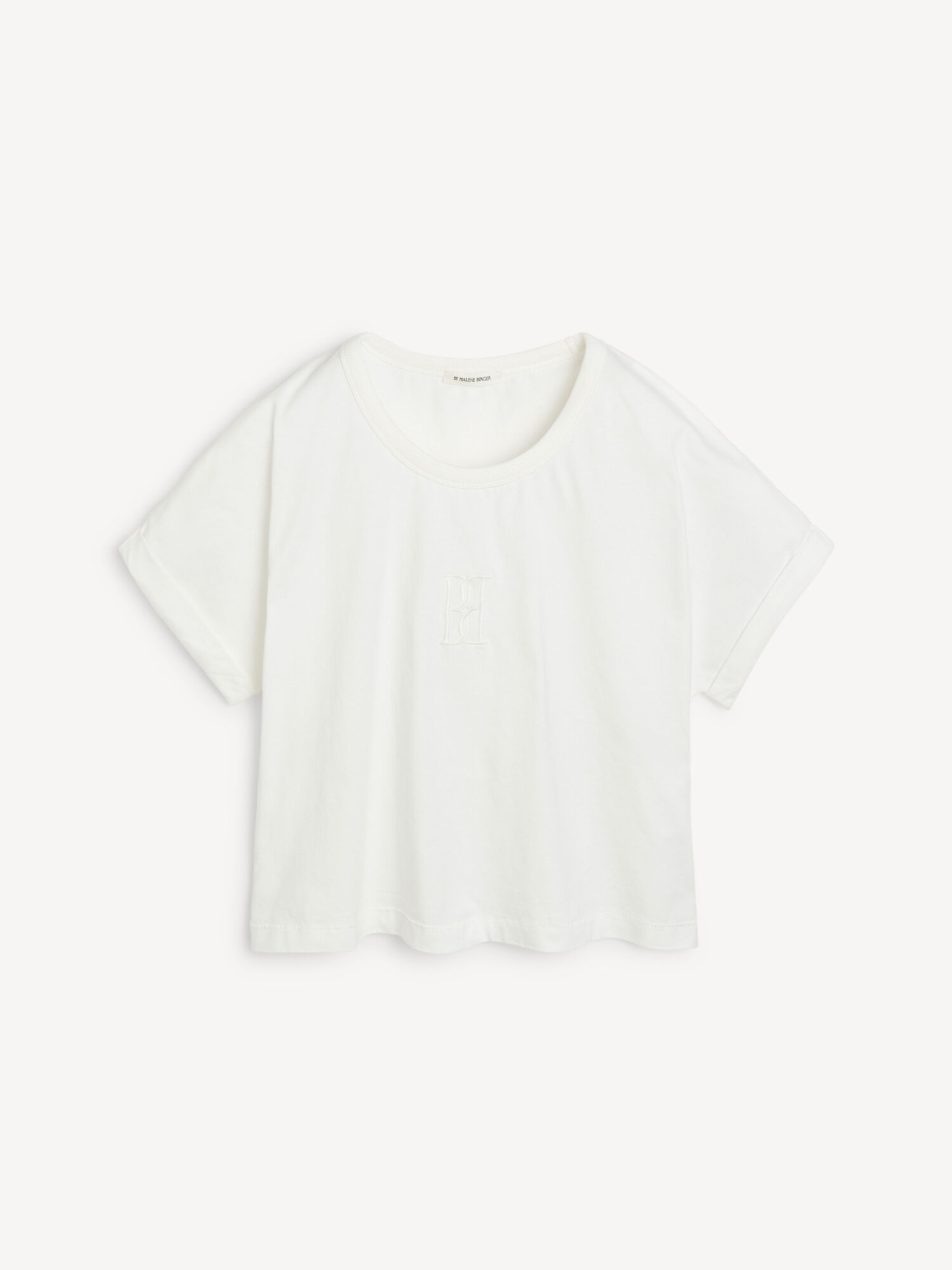 Najfatalniejszy By Malene Birger Hedalia Organic Cotton T-shirt Białe | PL_BB96311