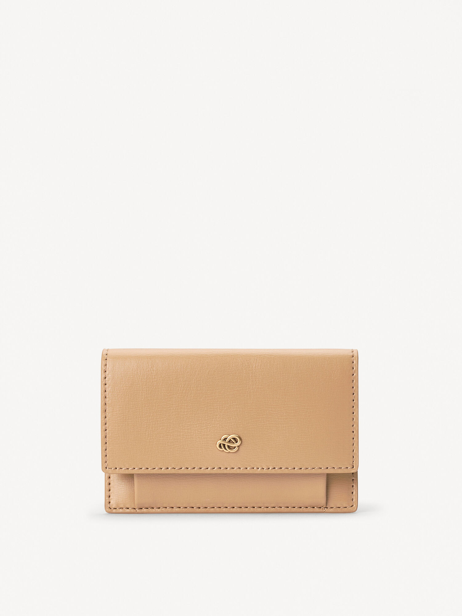 Portfele i wizytowniki By Malene Birger Aya Leather Wallet Sand | PL_BB49147