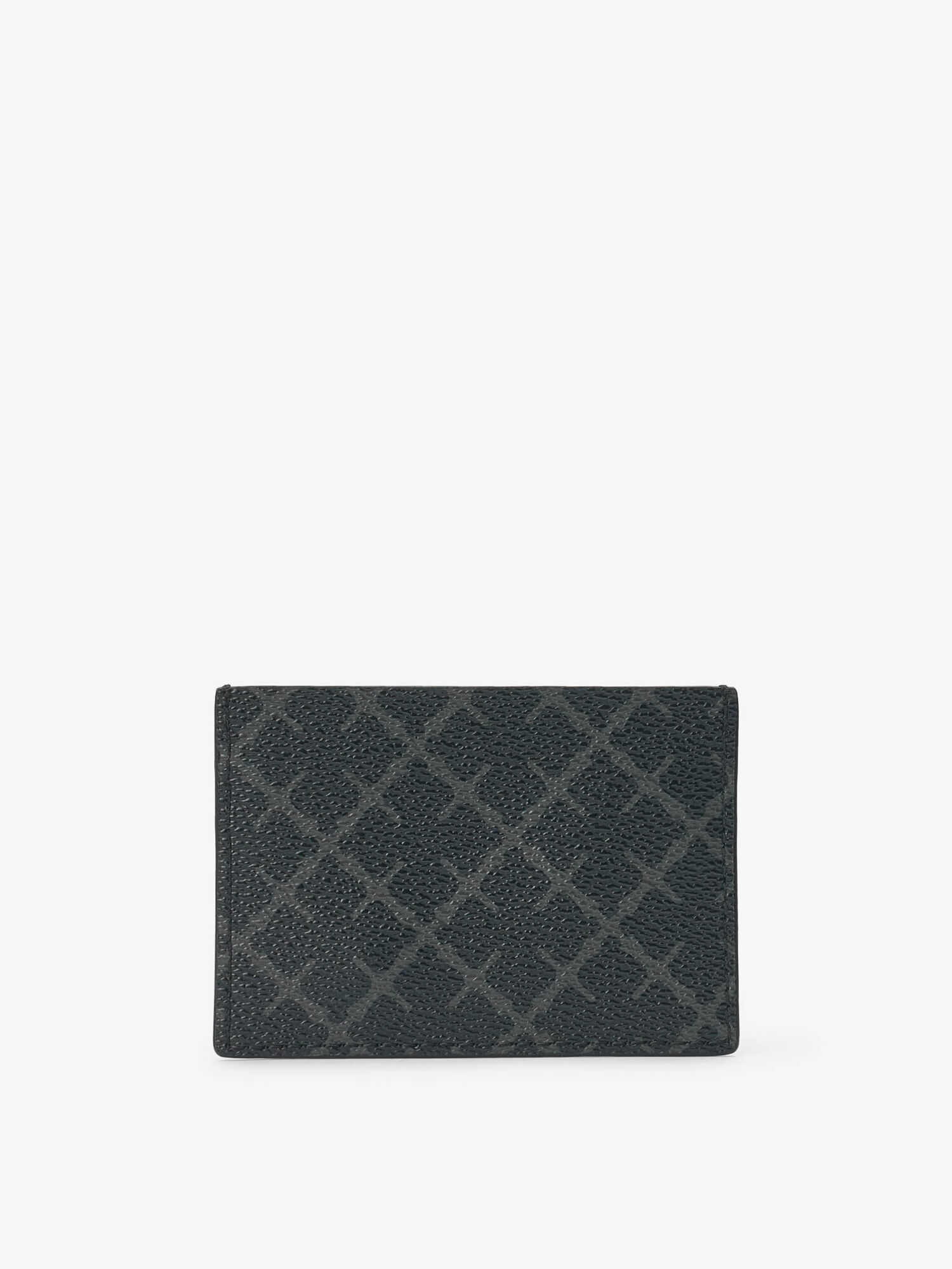 Portfele i wizytowniki By Malene Birger Elia Printed Cardholder Charcoal | PL_BB99020