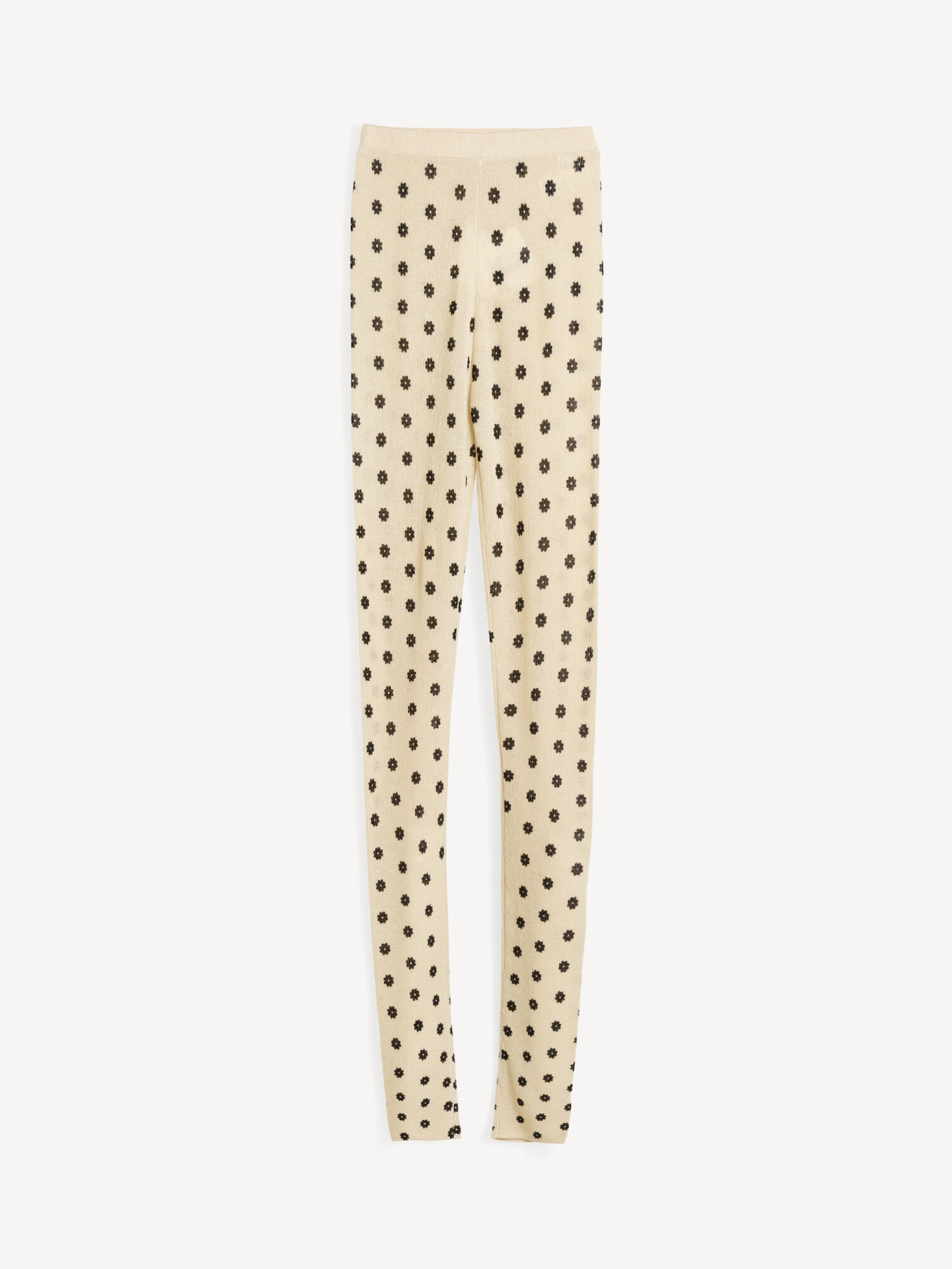 Portki By Malene Birger Breele Wool Leggings Kwiaty | PL_BB64752