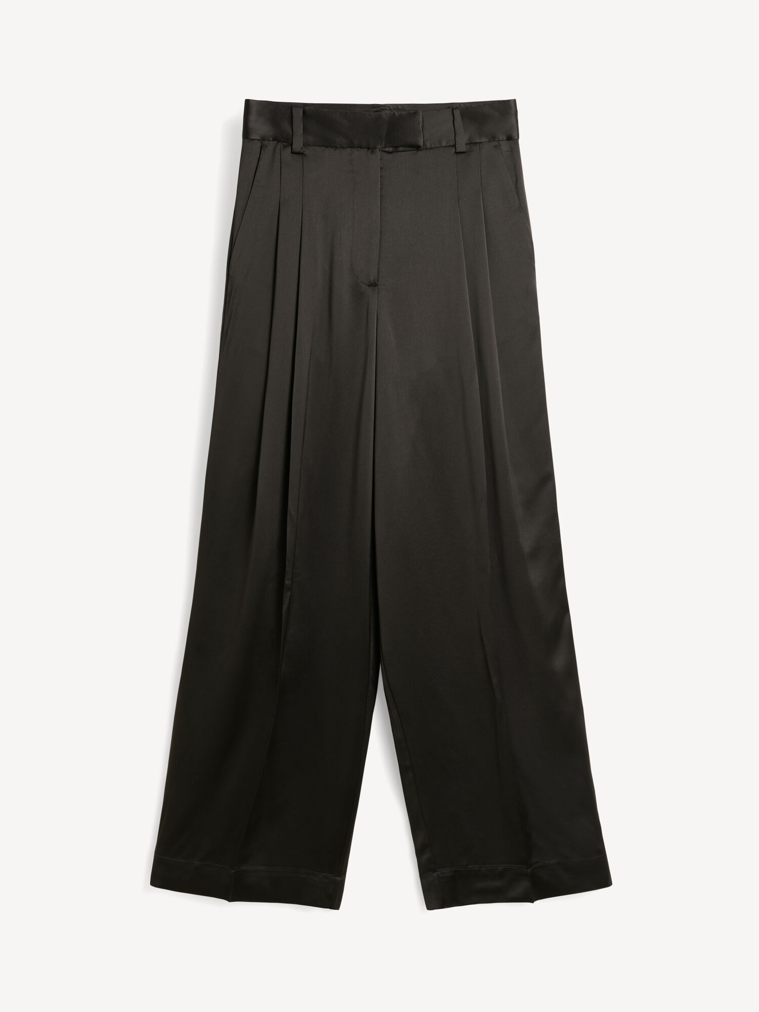 Portki By Malene Birger Cymbaria High-waisted Czarne | PL_BB15100