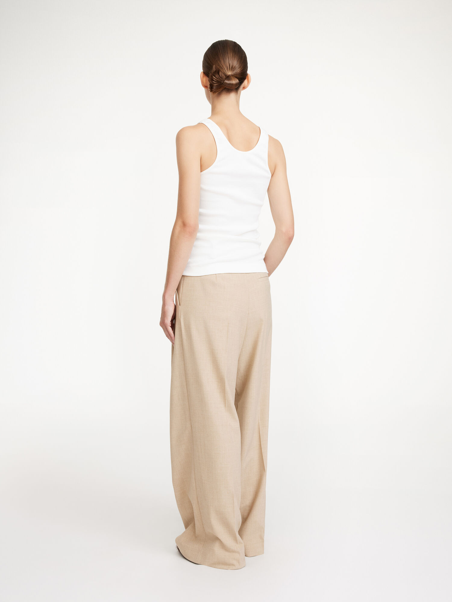 Portki By Malene Birger Cymbaria High-waisted Brązowe | PL_BB37888