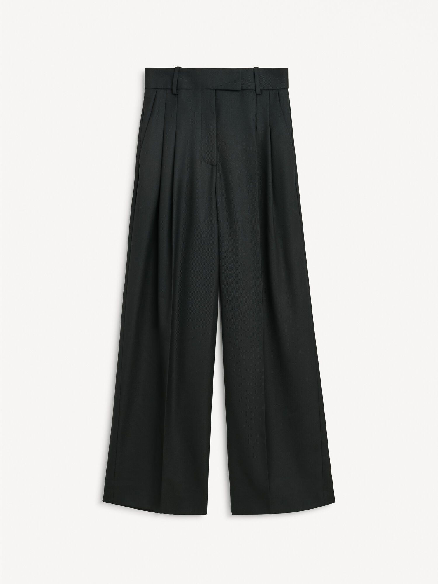 Portki By Malene Birger Cymbaria High-waist Czarne | PL_BB38222