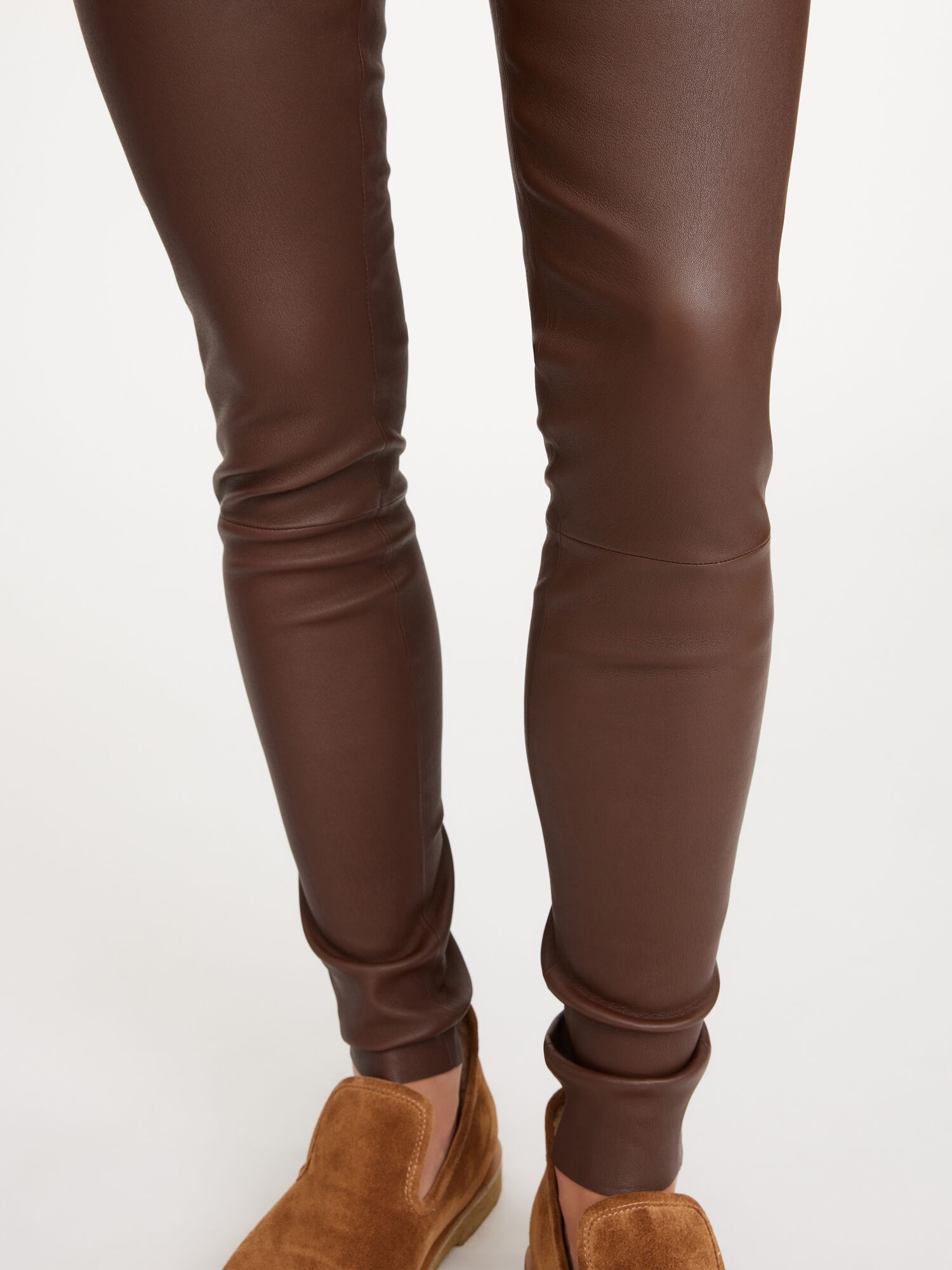 Portki By Malene Birger Elenasoo Leggings Chestnut | PL_BB97114