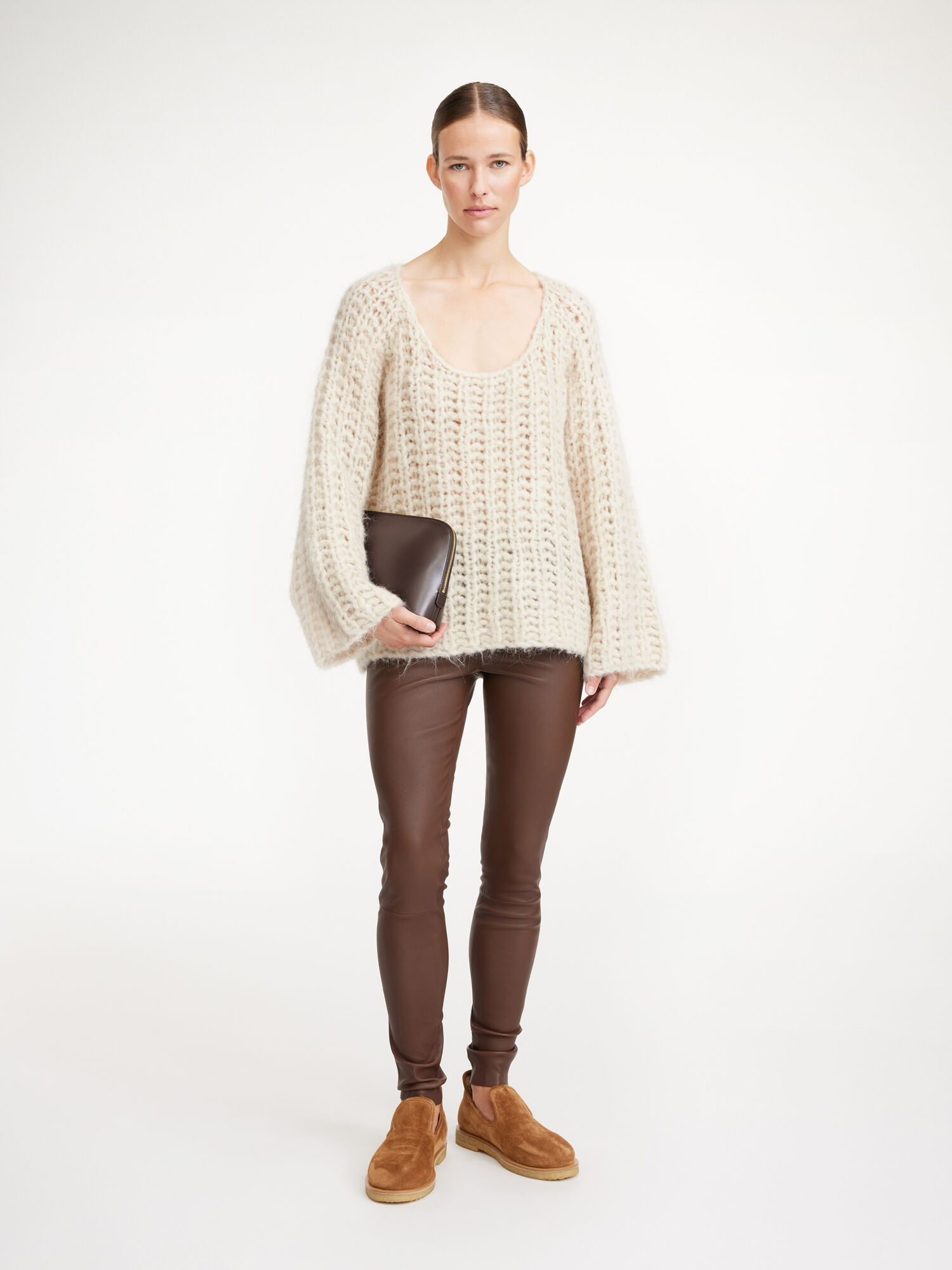 Portki By Malene Birger Elenasoo Leggings Chestnut | PL_BB97114